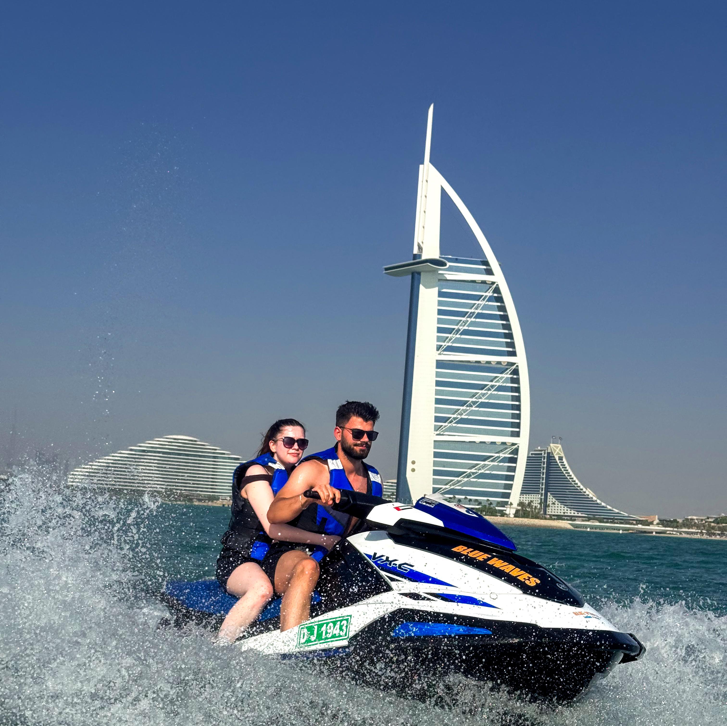 Dubai Jet Ski Adventure: Burj Al Arab & Atlantis Coastal Ride