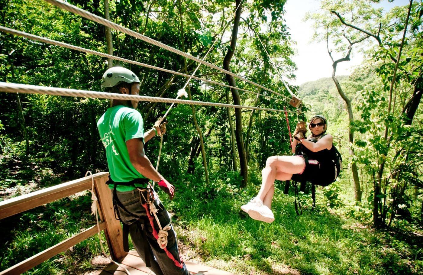 Roatán Zipline, Wildlife Sanctuary & Beach Club Experience