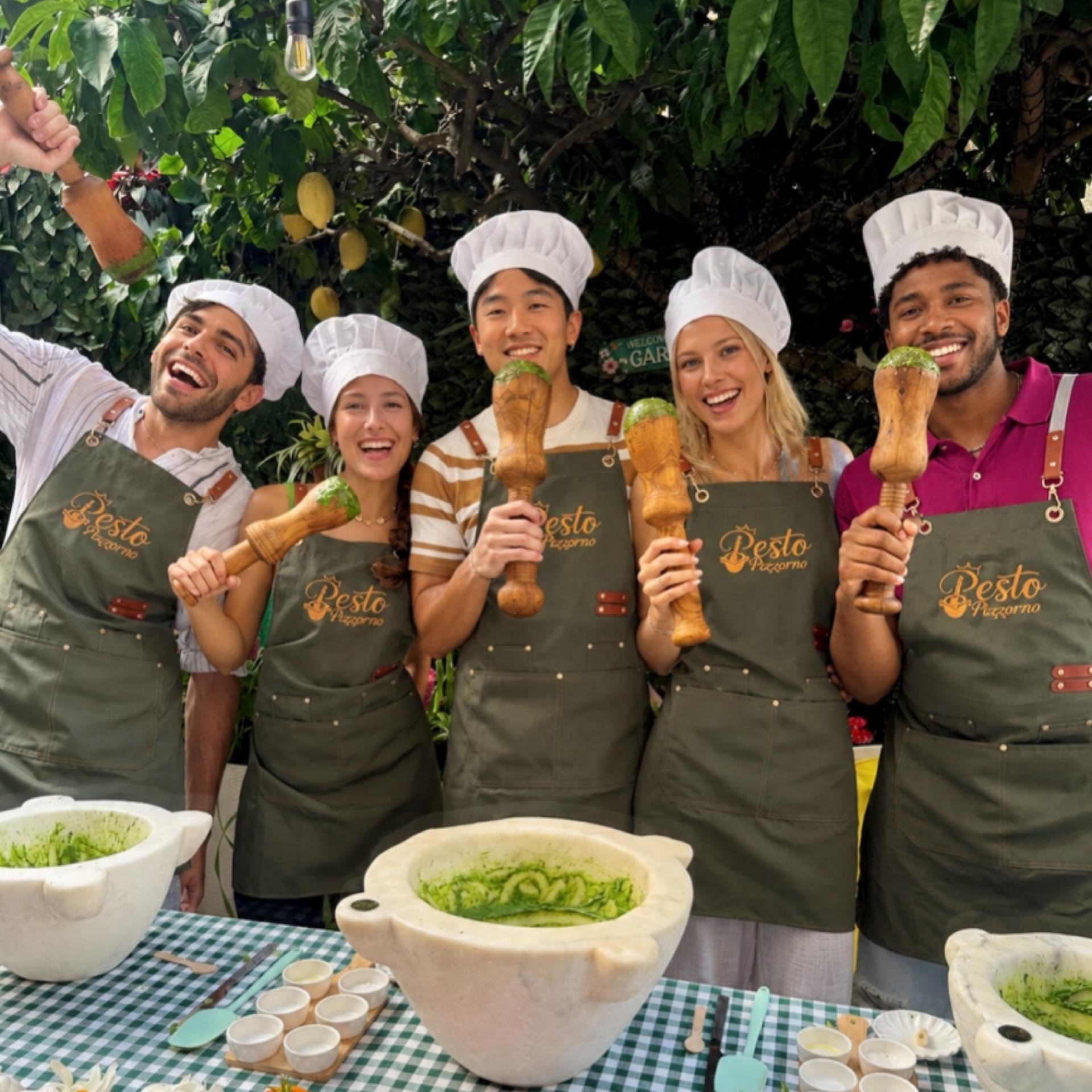 World Champion Pesto Workshop with Traditional Ligurian Meal