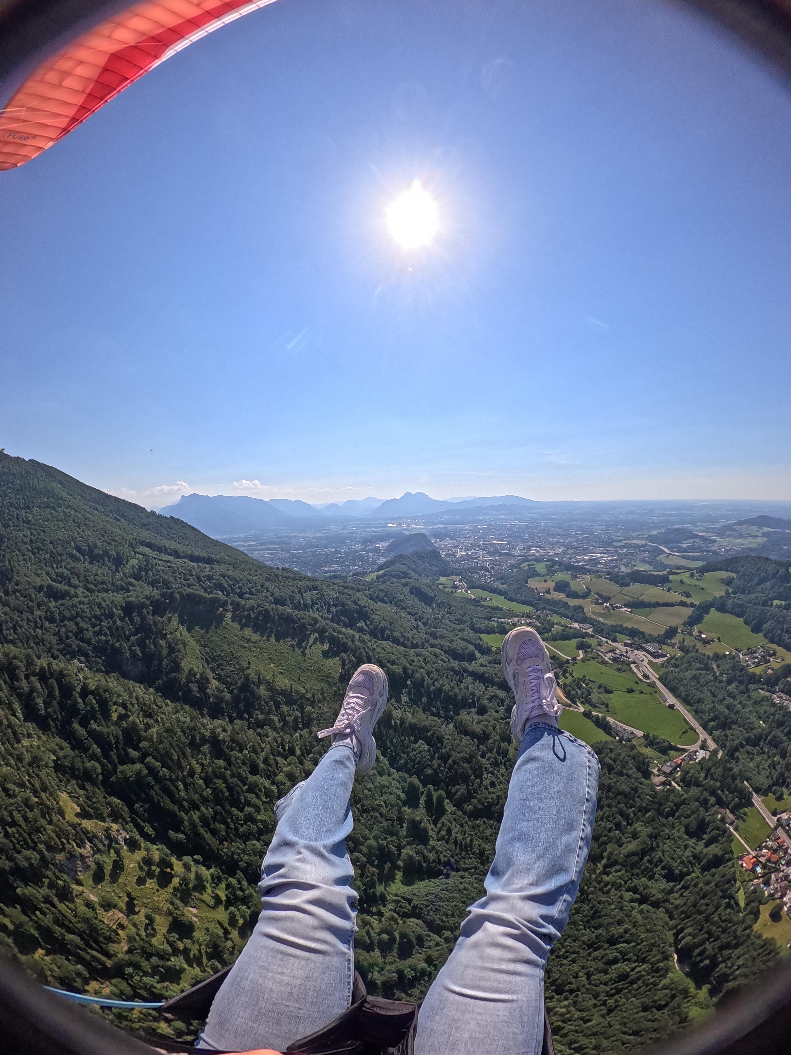 Tandem Paragliding Adventure Over Salzburg