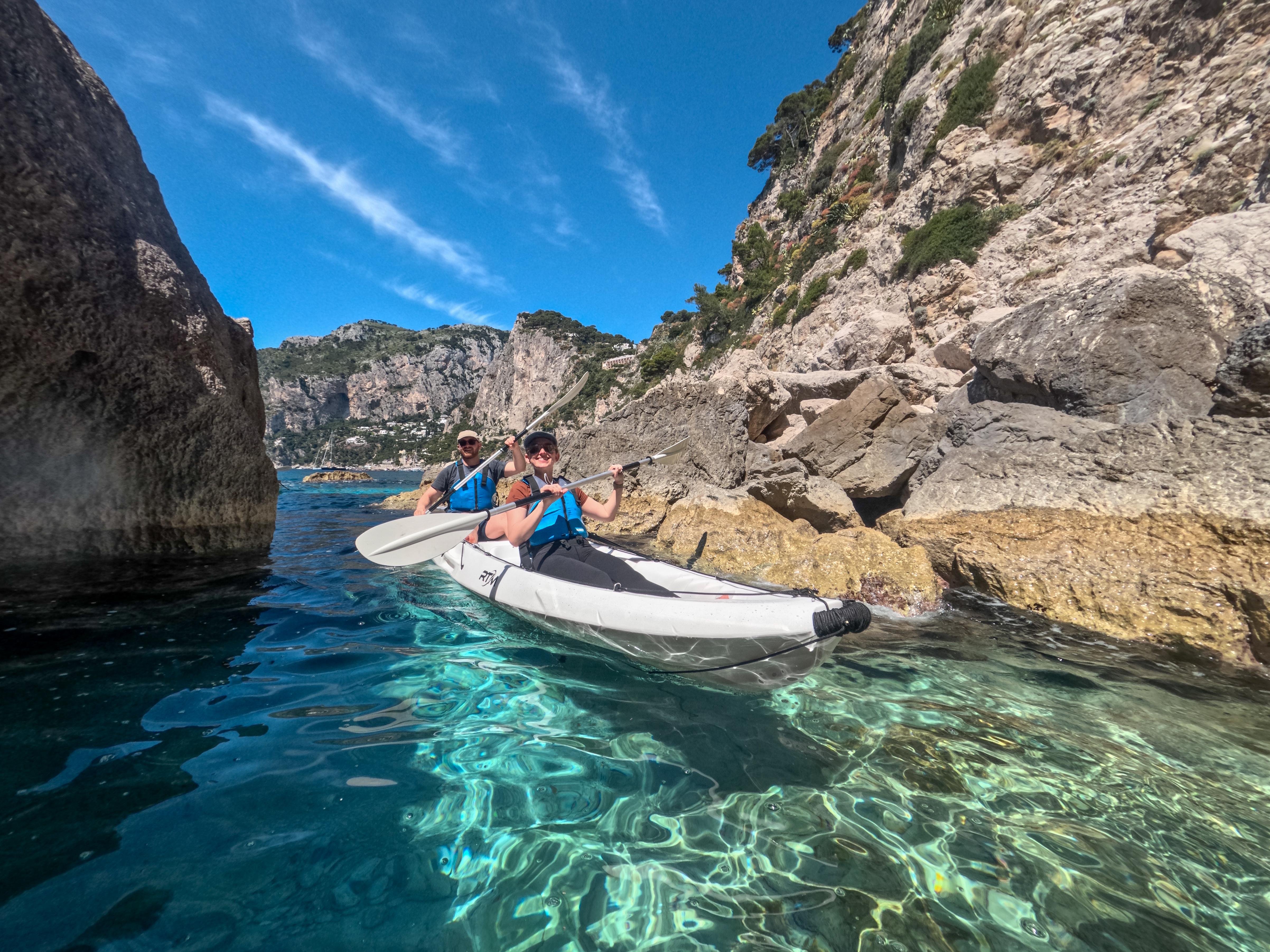Capri Caves & Hidden Beaches Kayaking Adventure