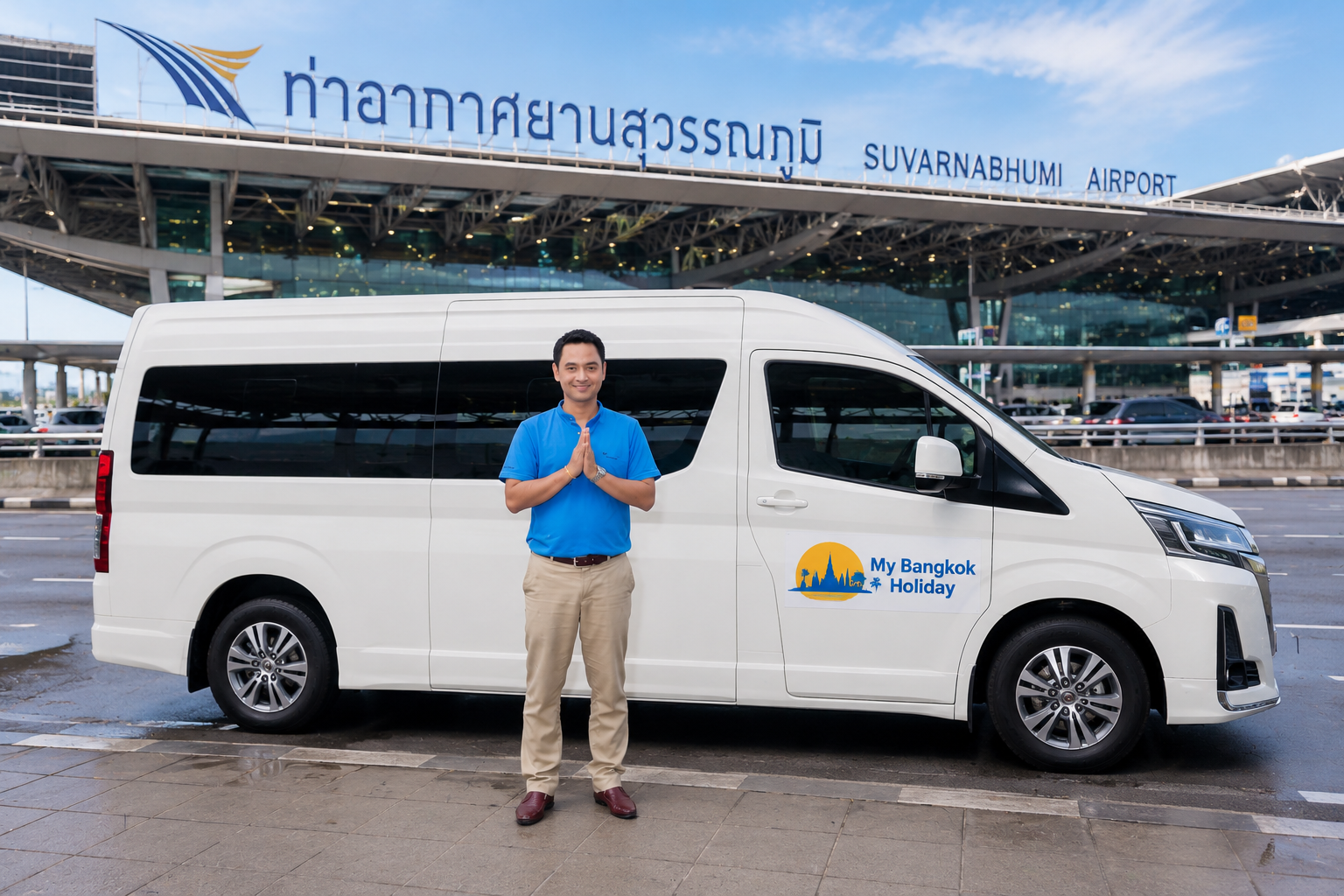 Bangkok Suvarnabhumi Airport: Private Hotel Transfer with Tollway Included
