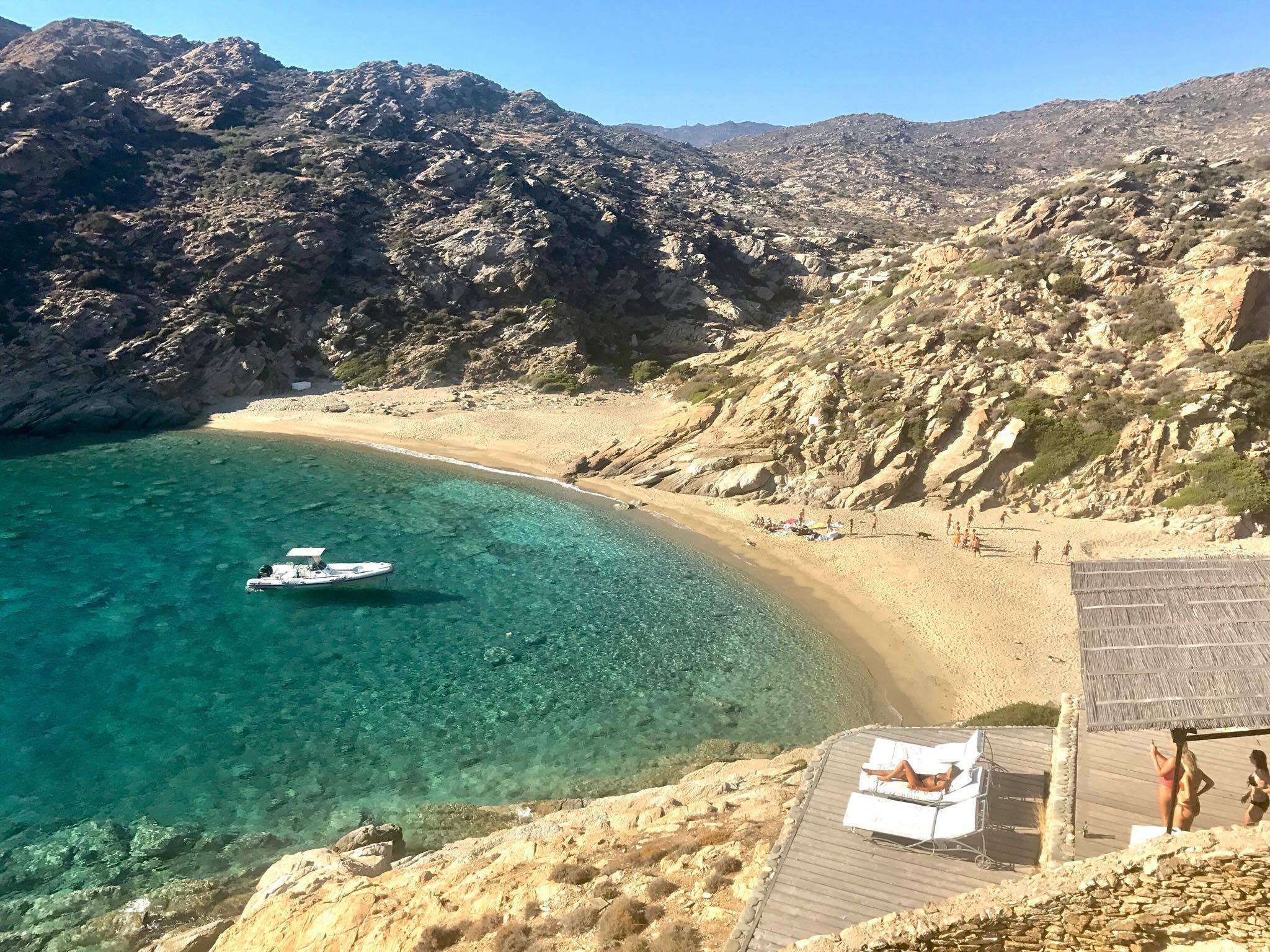 Ios: 7-Beach Coastal Luxury Speedboat Cruise