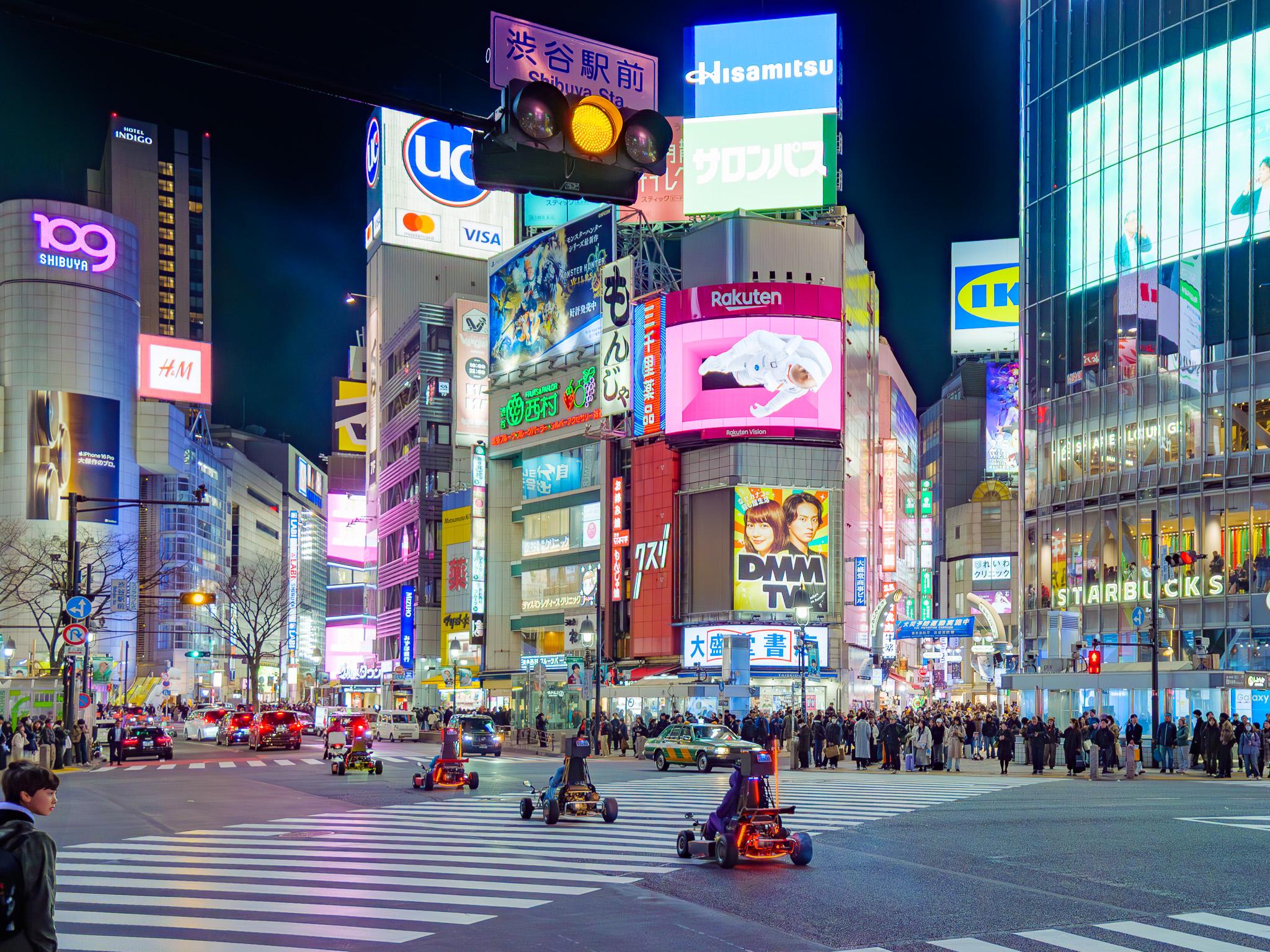 Tokyo Go-Kart Adventure: Shinjuku to Shibuya in Costume