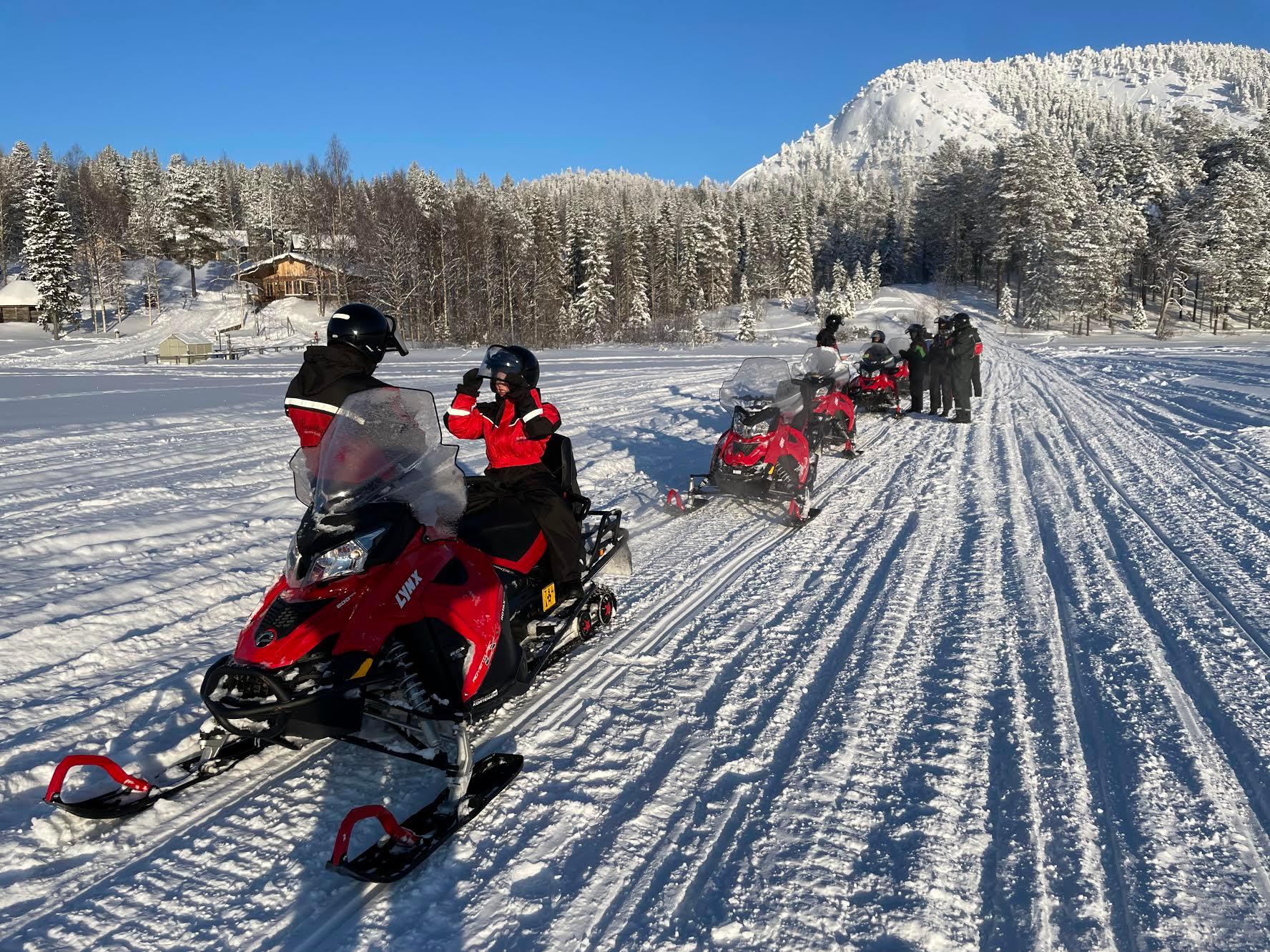 Ruka Snowmobile Safari with Campfire Snack