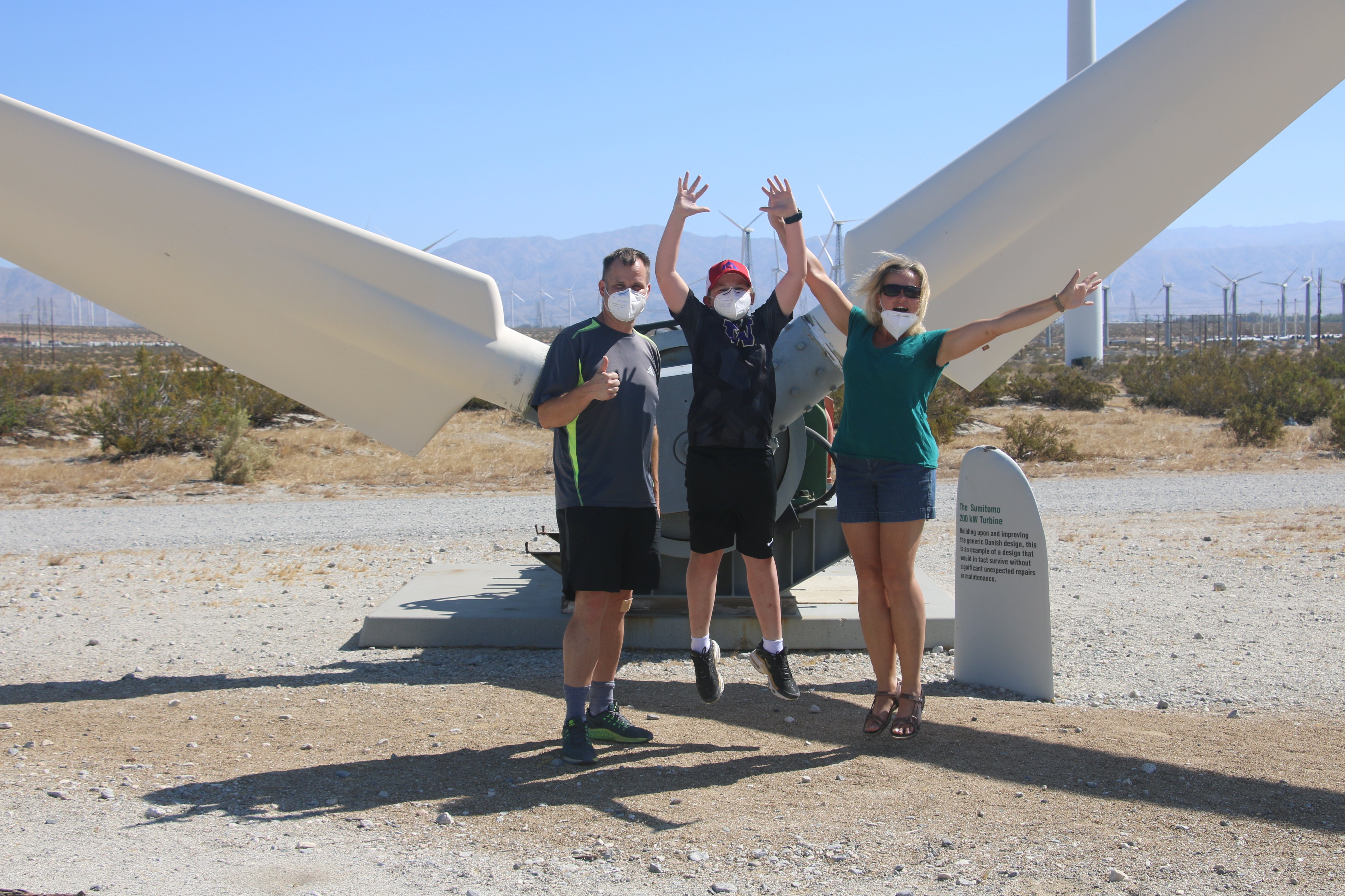 Palm Springs windmill tour - wind turbines in the San Gorgonio Pass — image 2