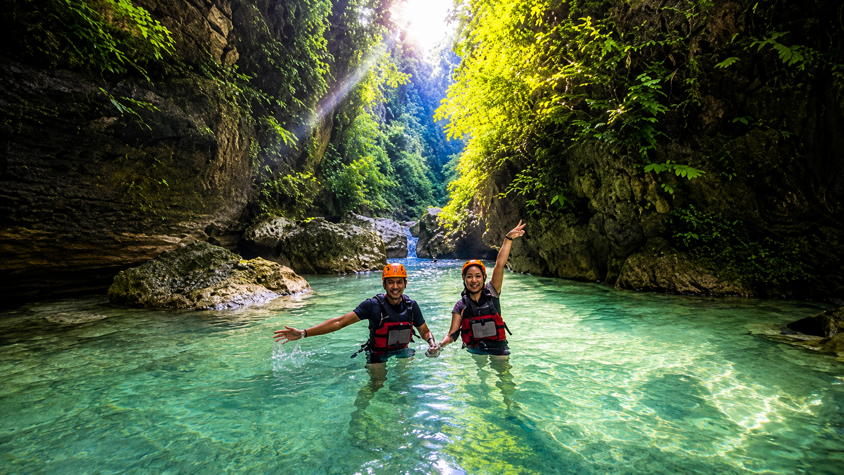 Cebu Triple Adventure: Sardine Snorkeling, Kawasan Canyoneering & Osmeña Peak Sunset