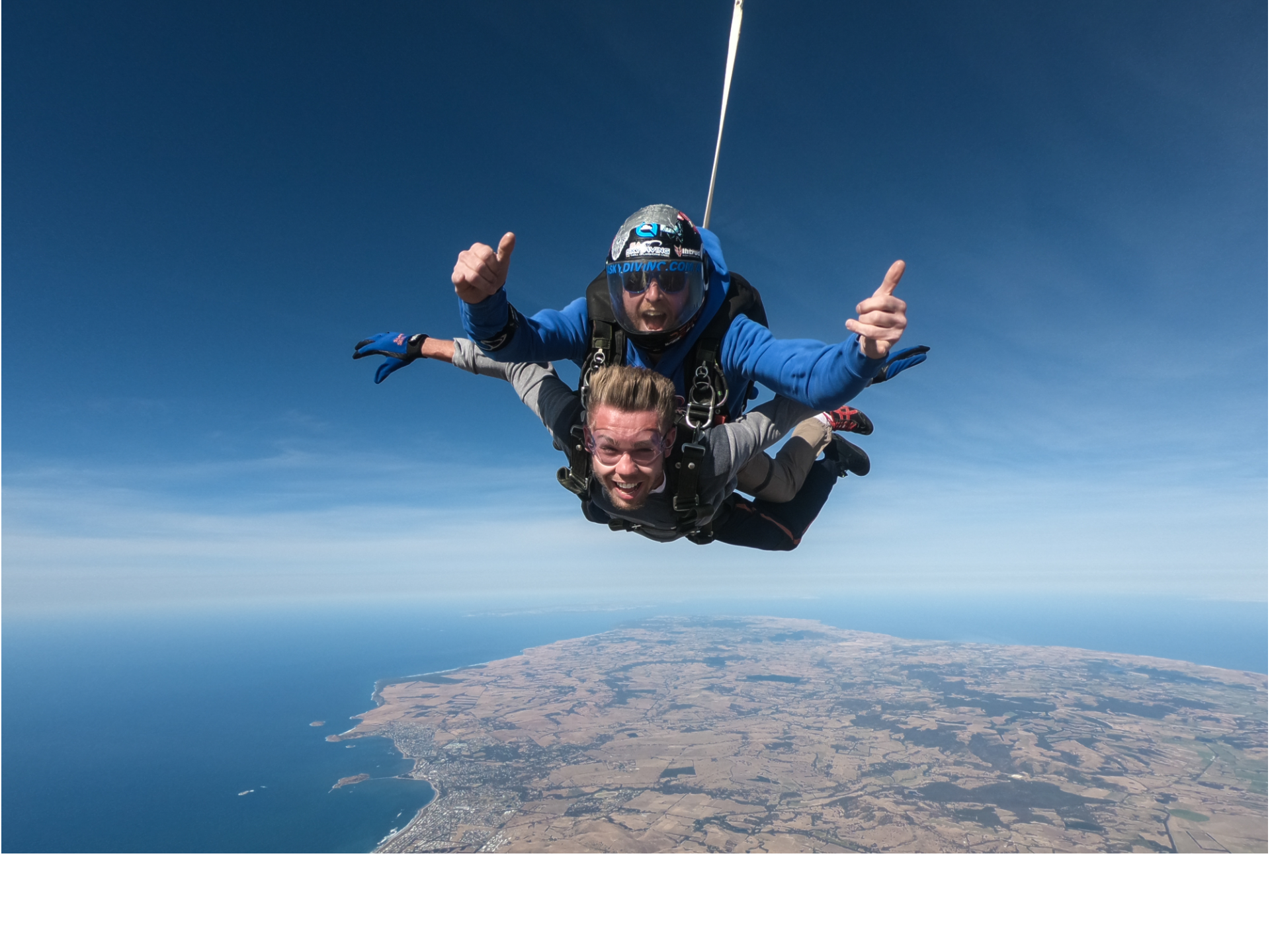 Tandem Skydiving Experience over Lake Alexandrina