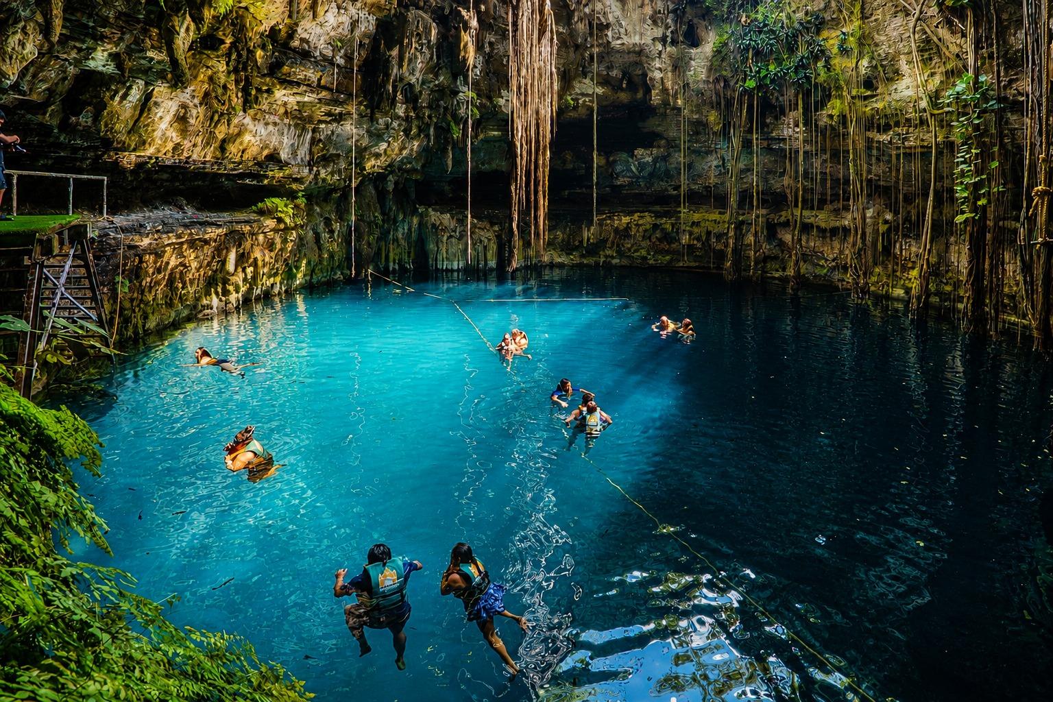 Cenote Oxman Entry with Buffet Lunch