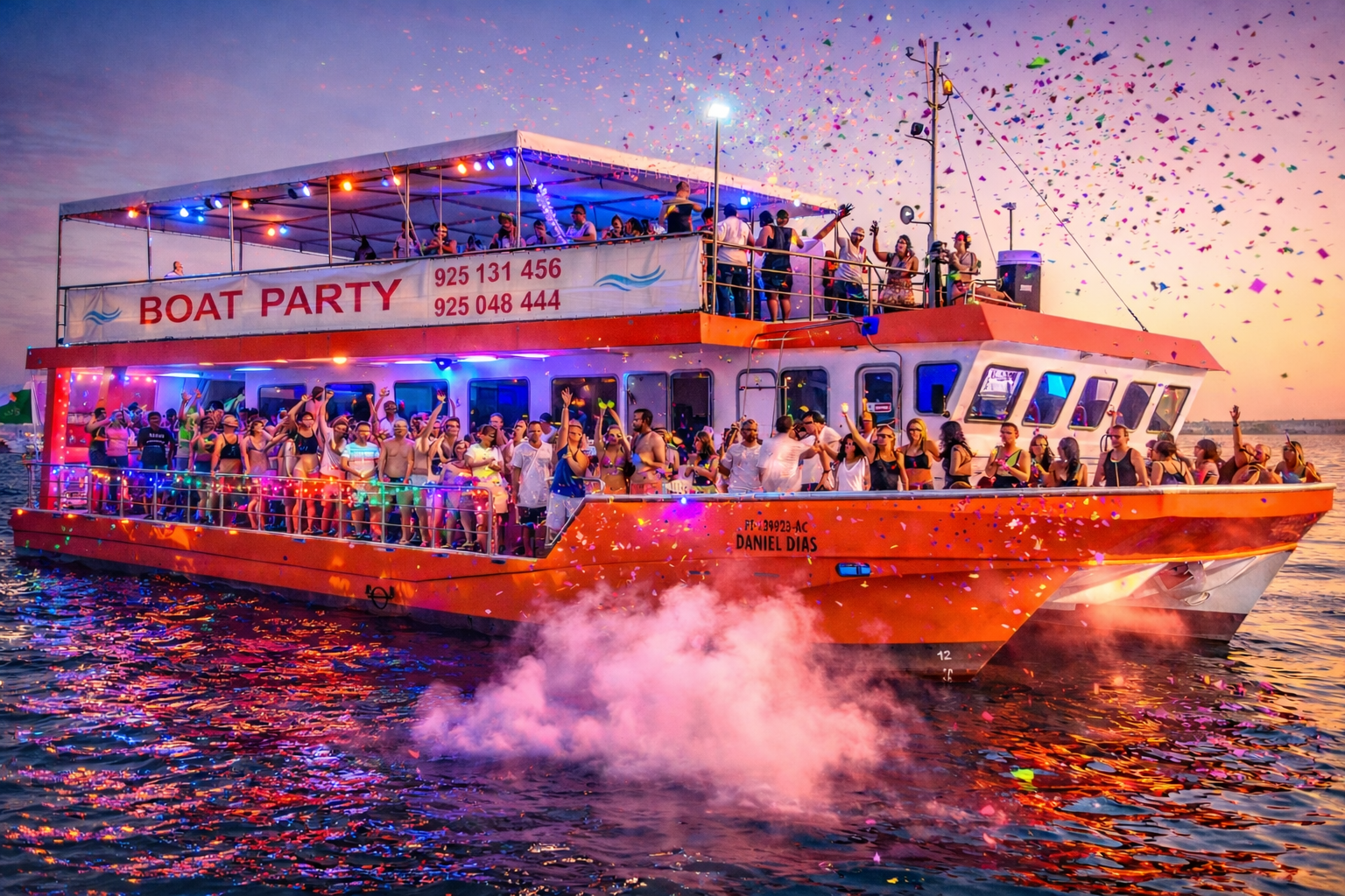Lisbon Sunset Boat Party on the Tagus River