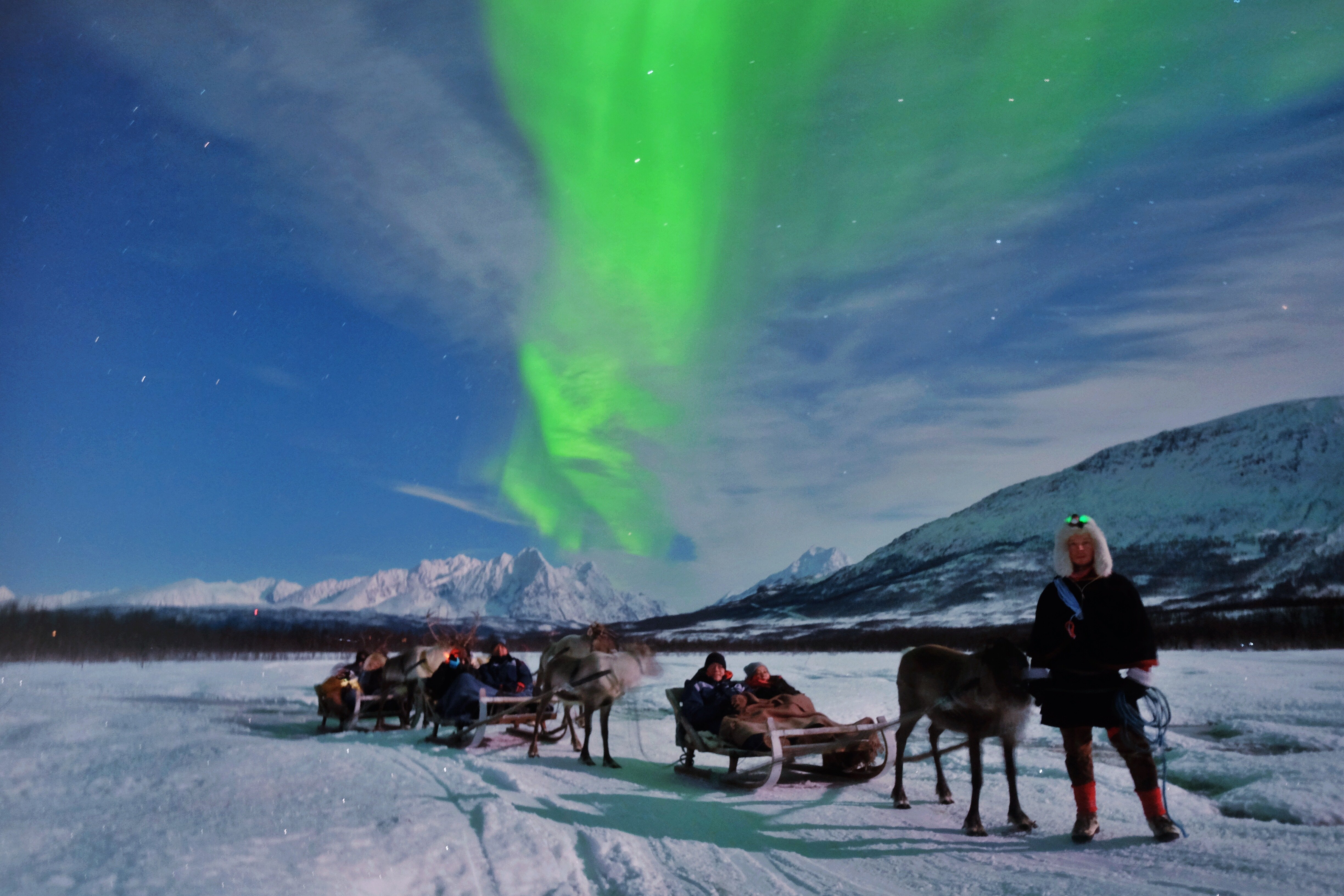 Sámi Culture & Reindeer Sledding Excursion from Tromsø with Hot Meal