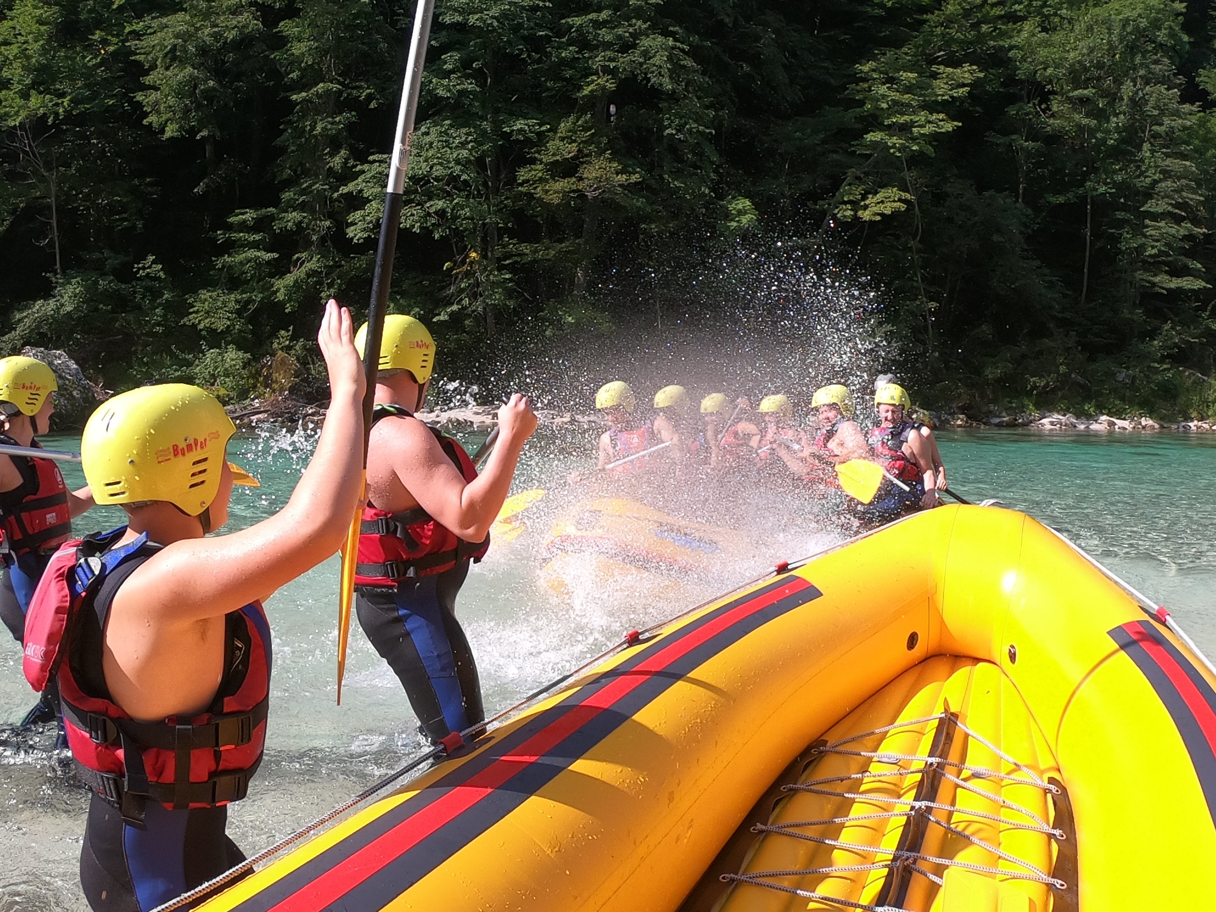 Slovenia: Half-Day Rafting Tour on Soča River with Photos — Soča River and Julian Alps scenery (11)