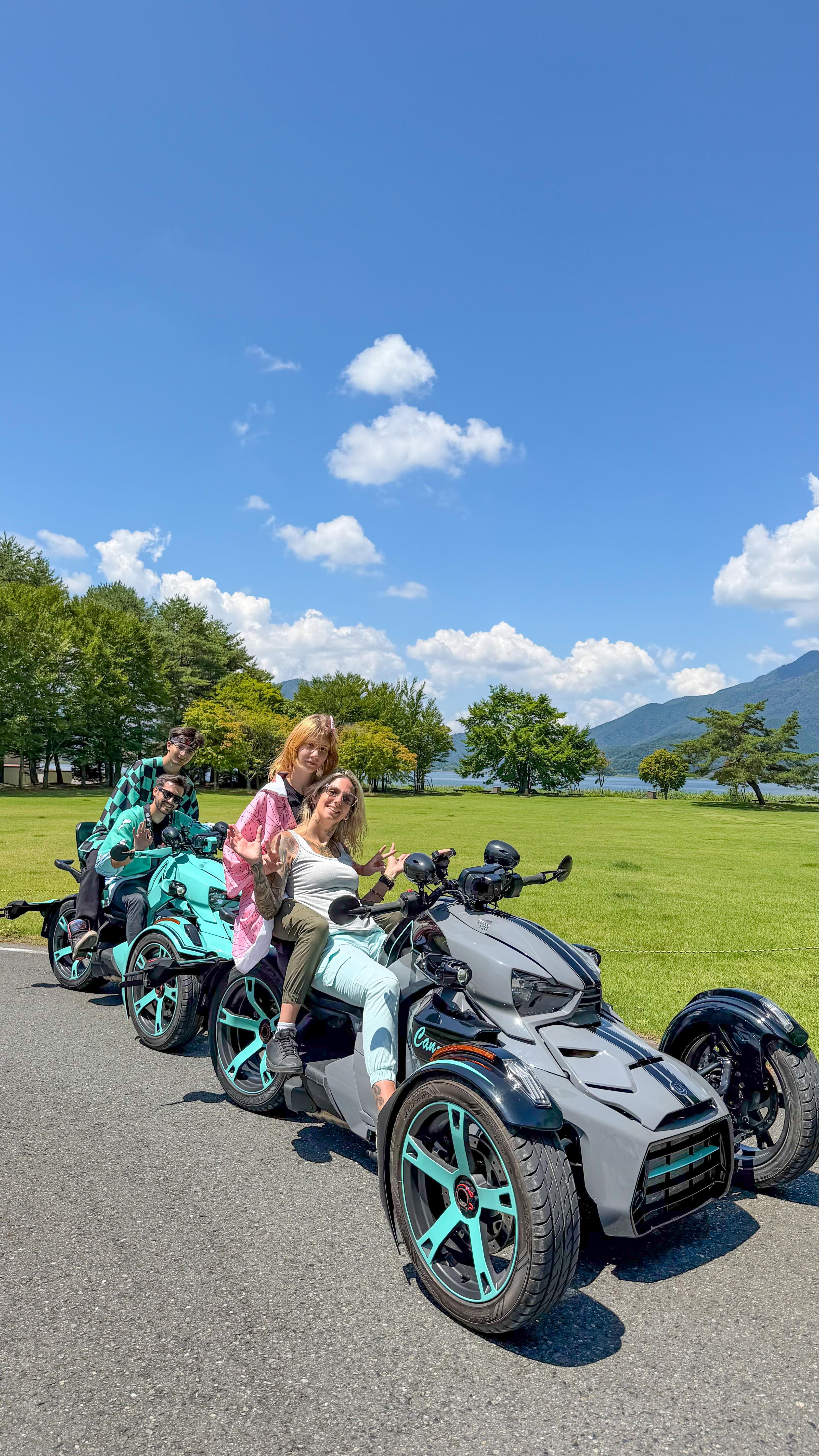 Mt. Fuji Guided Can-Am Trike Tour from Lake Kawaguchi