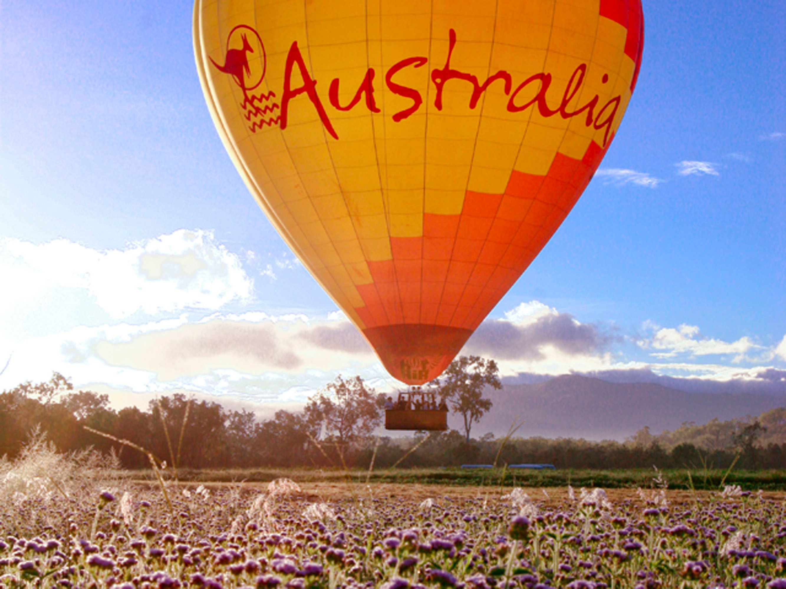 Scenic Hot Air Balloon Flight over Atherton Tablelands