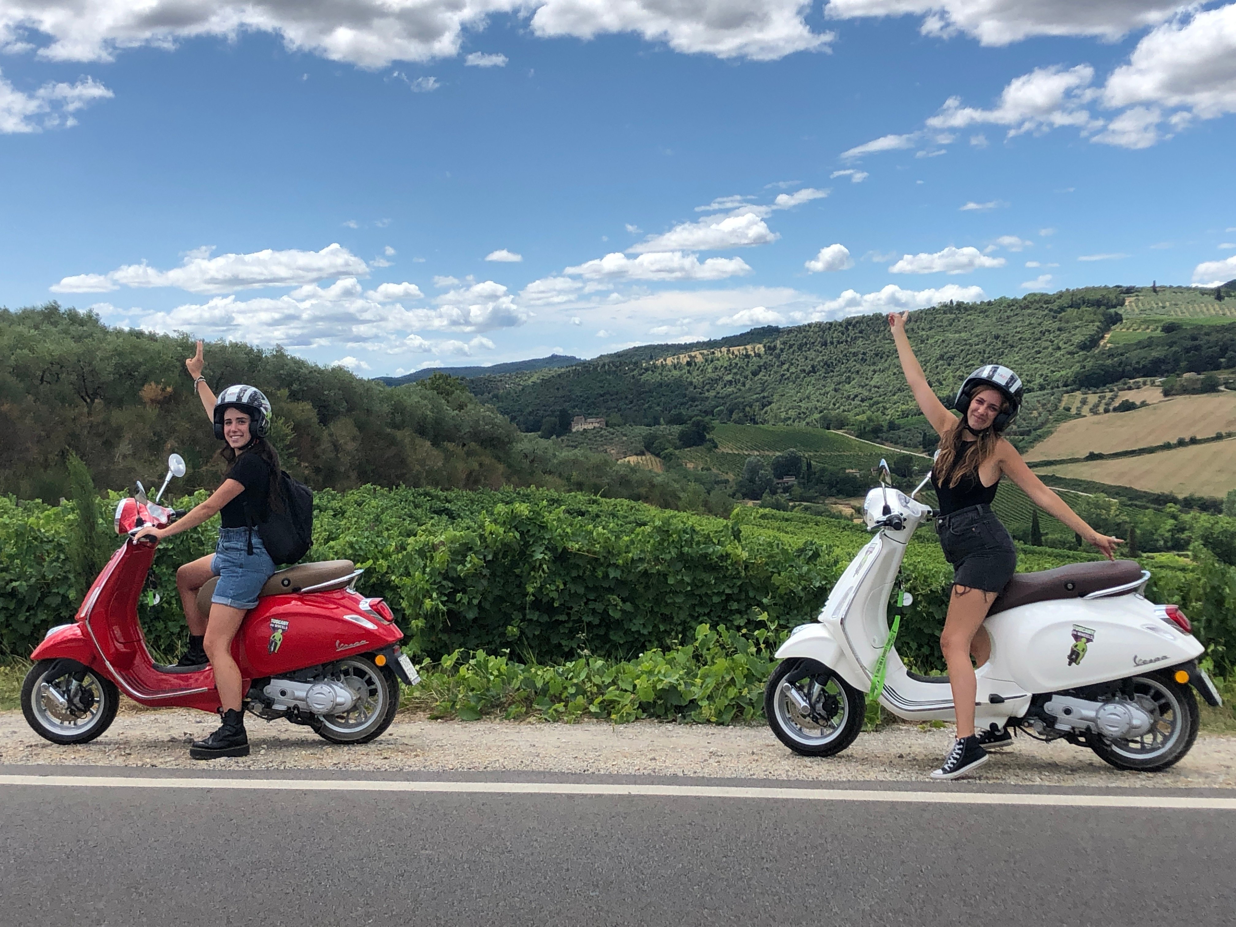 San Gimignano vespa tour Tuscany Chianti countryside — image 17