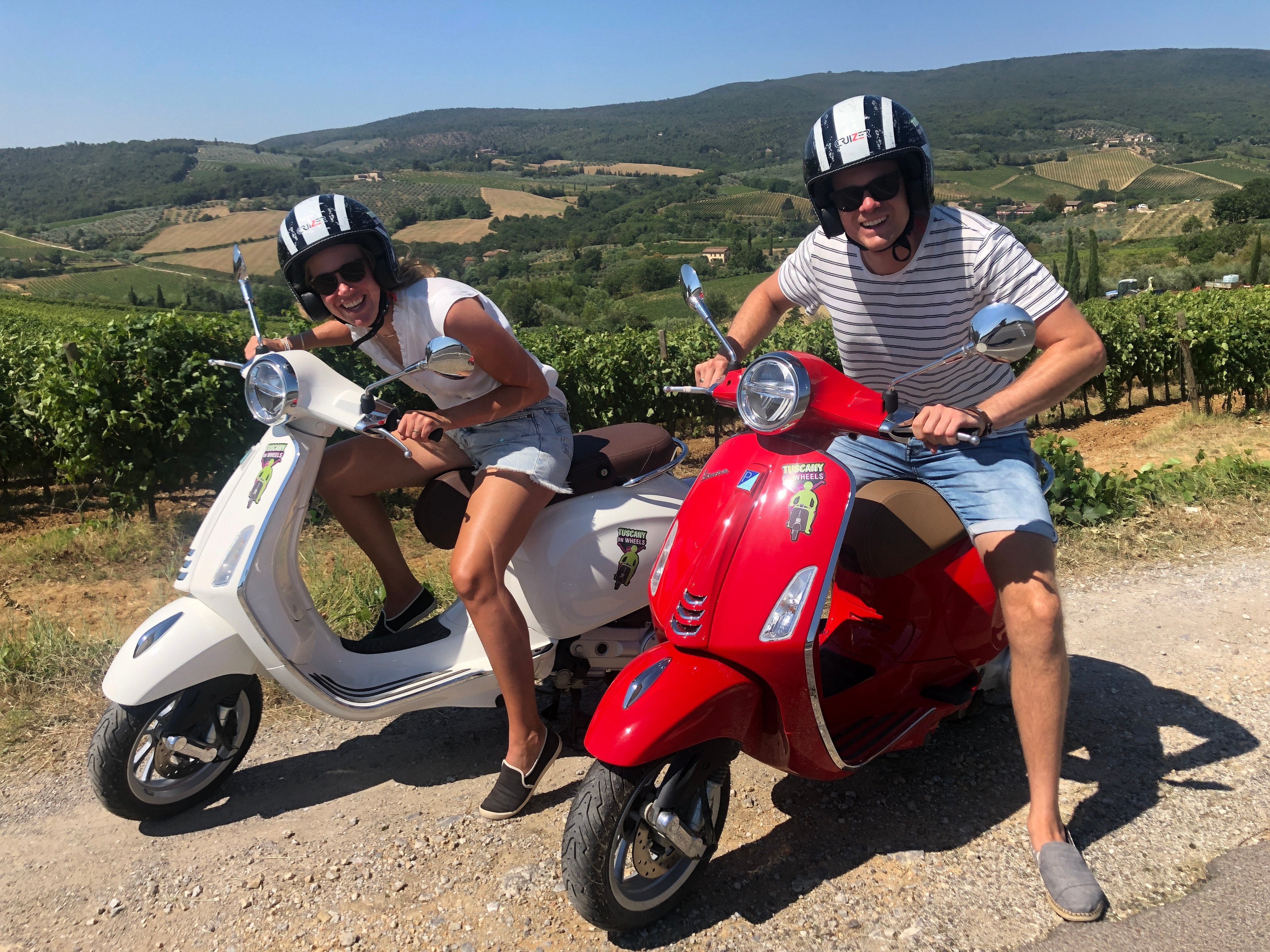 San Gimignano vespa tour Tuscany Chianti countryside — image 9