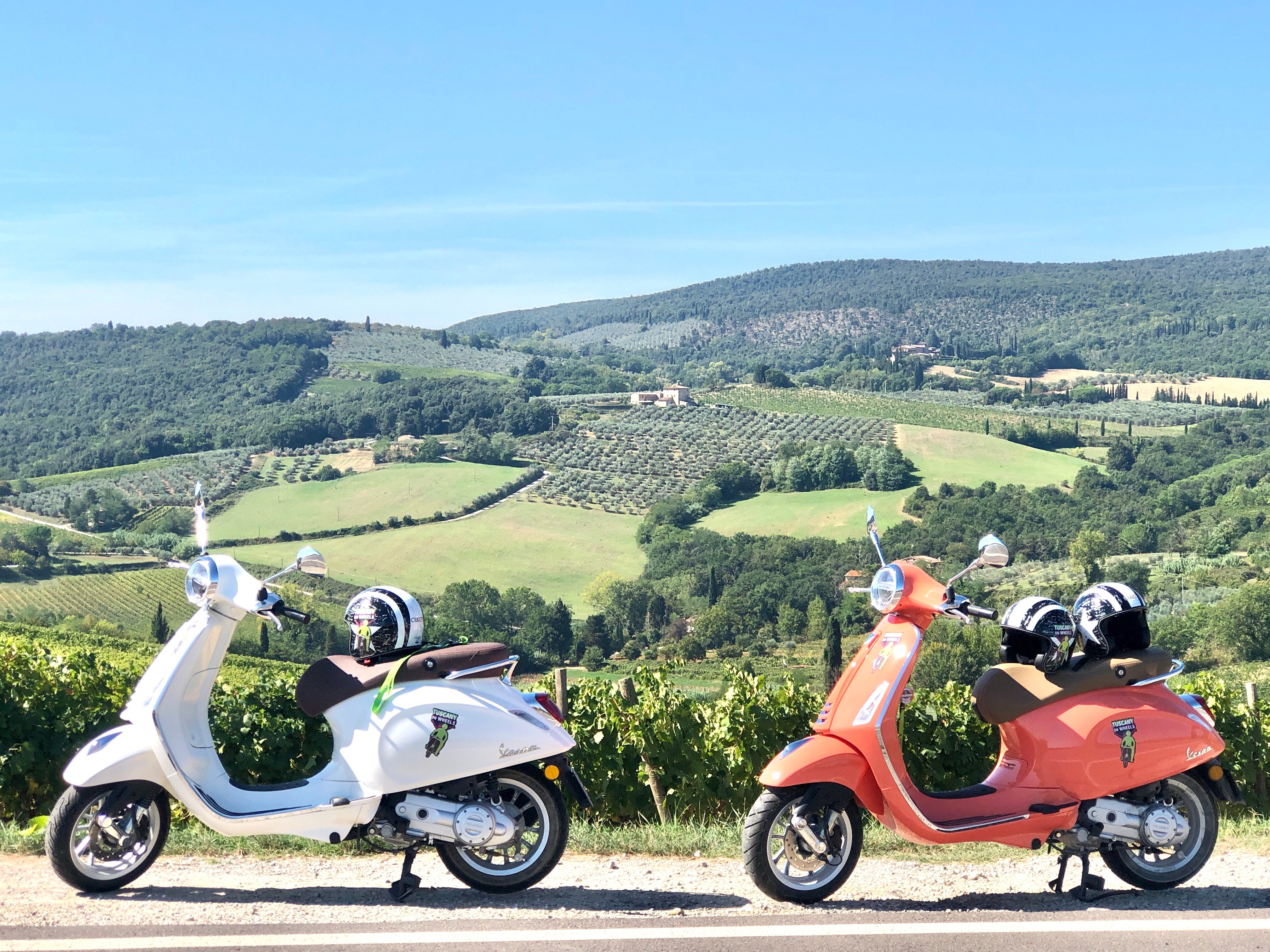 San Gimignano vespa tour Tuscany Chianti countryside — image 8