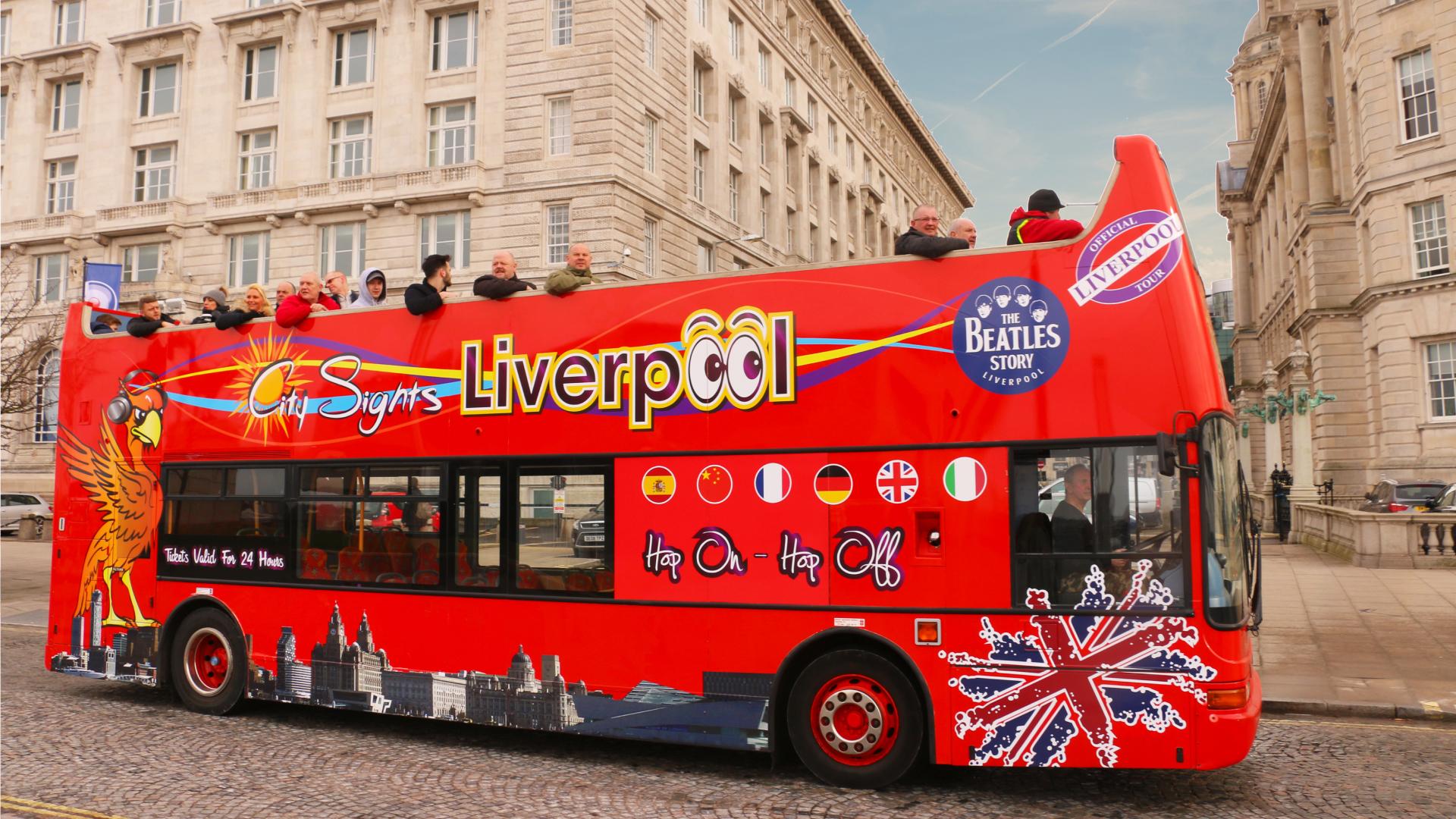 Liverpool Open-Top Hop-On Hop-Off Bus Tour