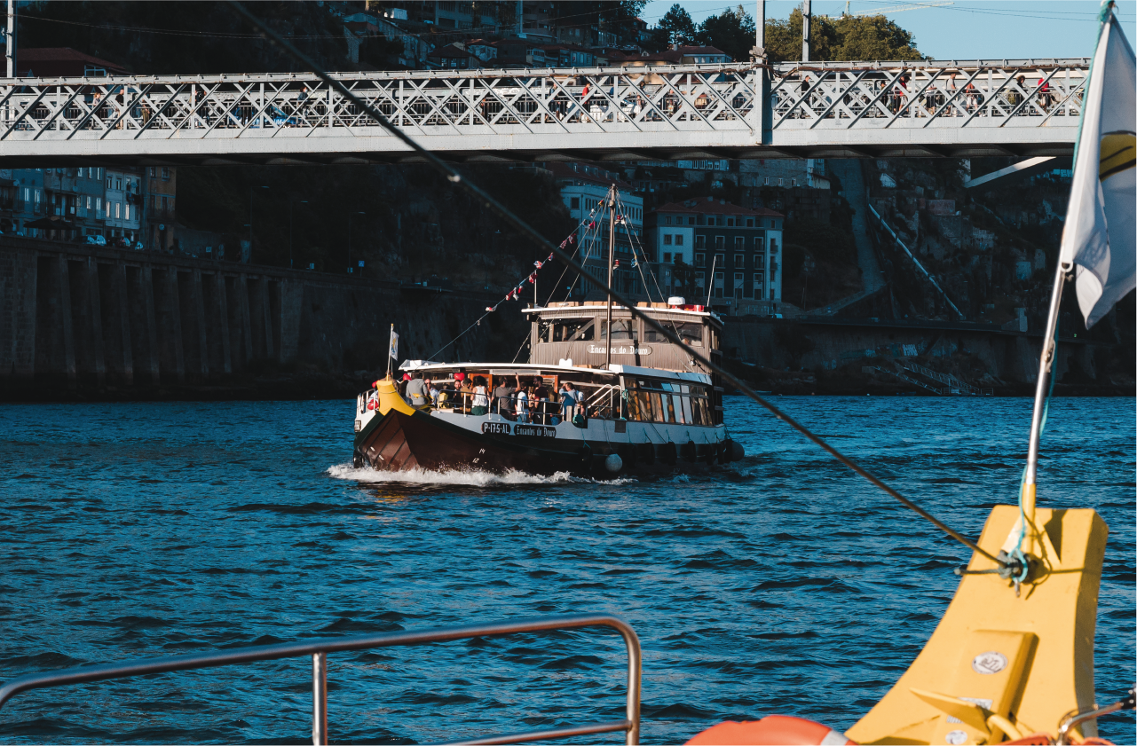 Porto Six Bridges Rabelo Boat Cruise