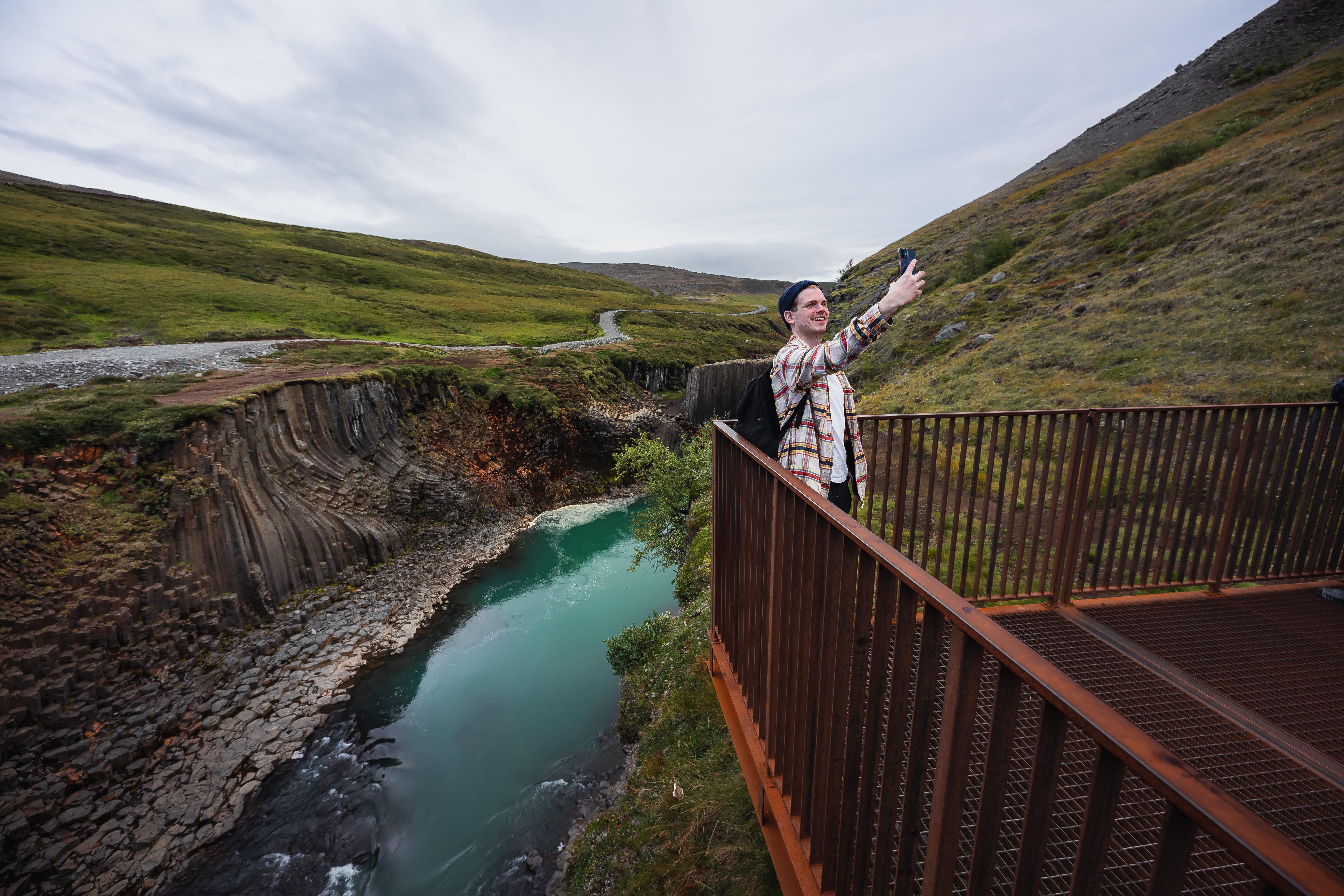 Stuðlagil Canyon Panoramas & Vök Baths