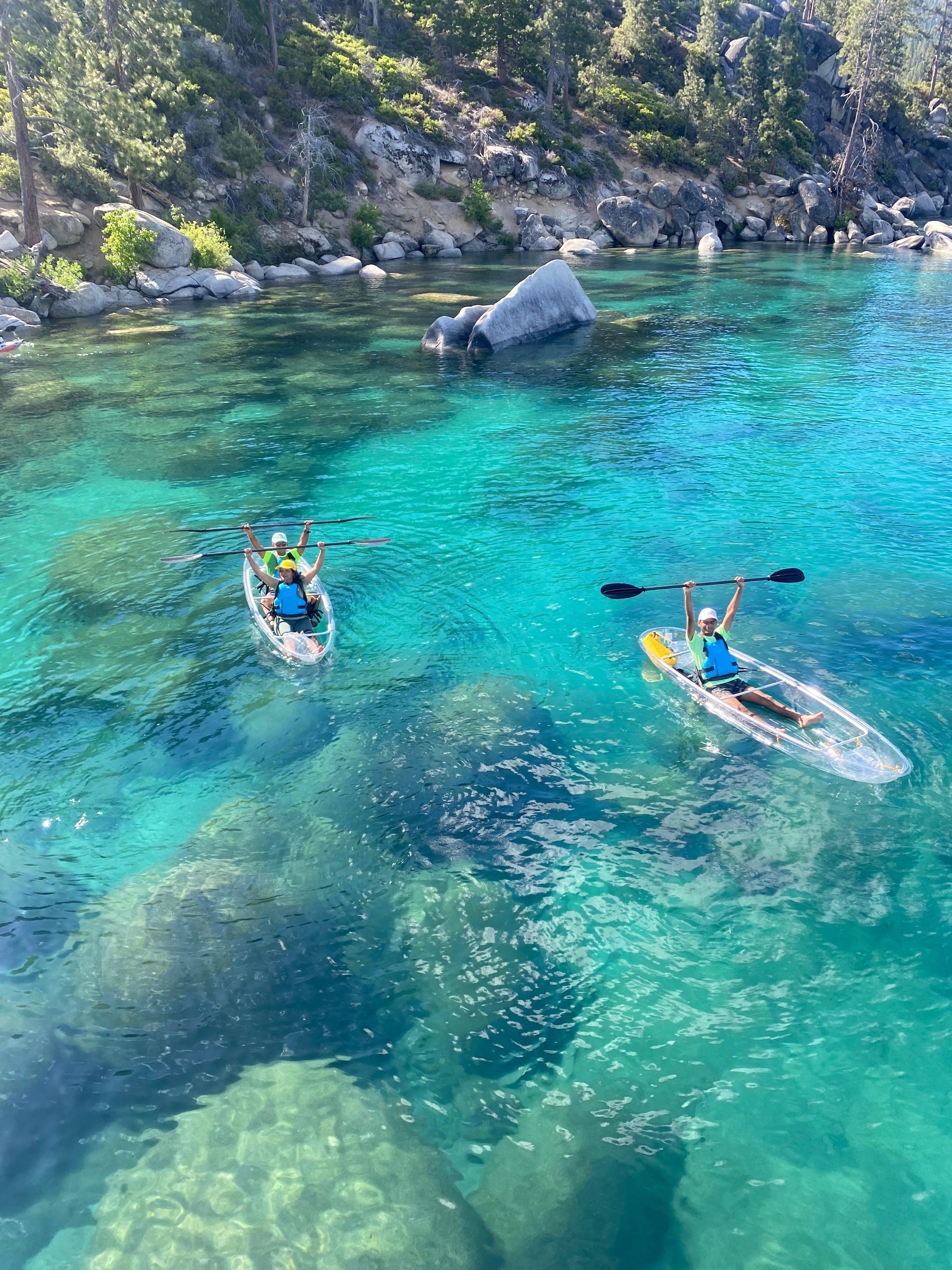 Sand Harbor Transparent Kayak Adventure