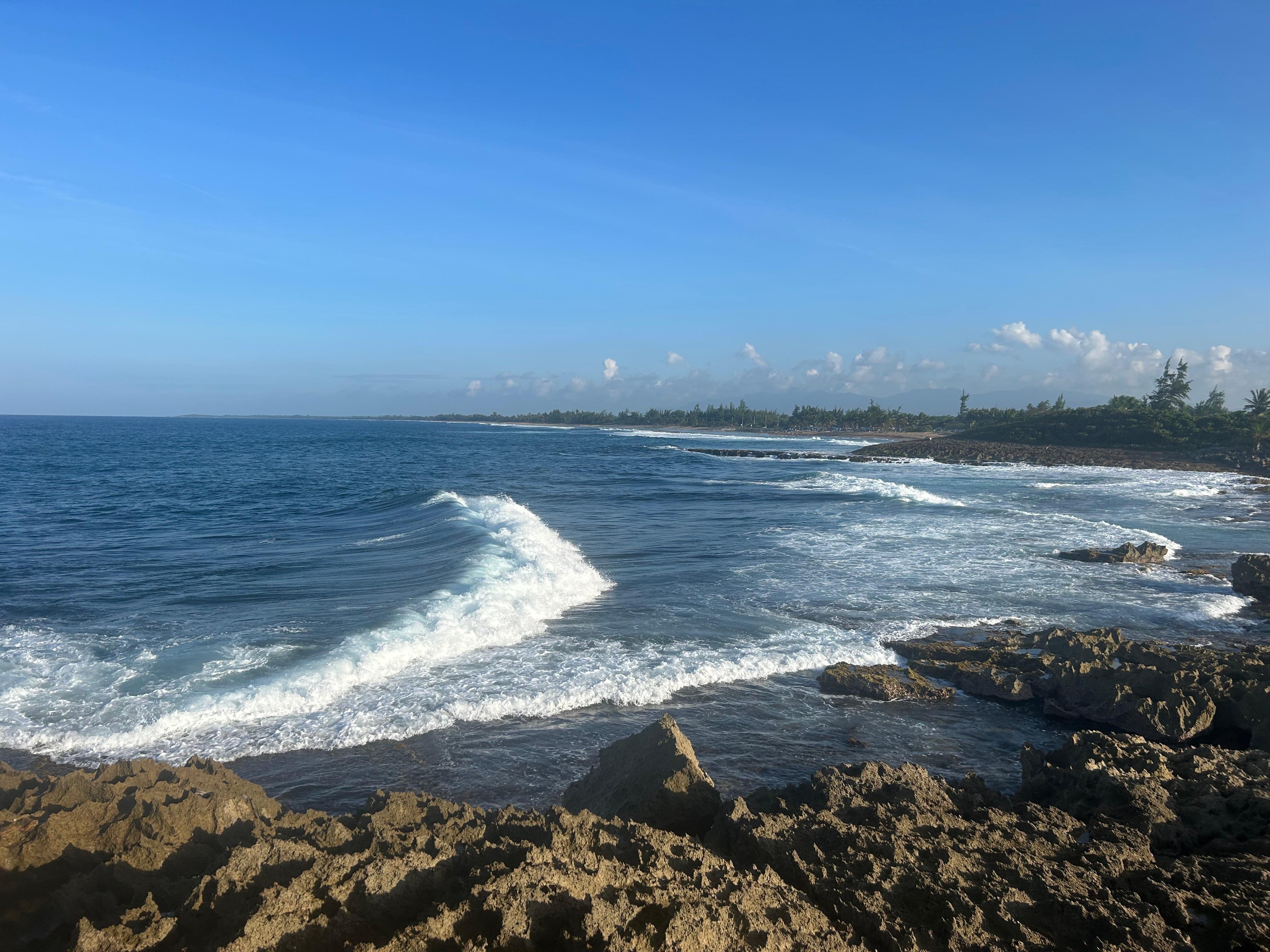 Charco Azul Canyon, Caves, and Mar Chiquita Beach Adventure