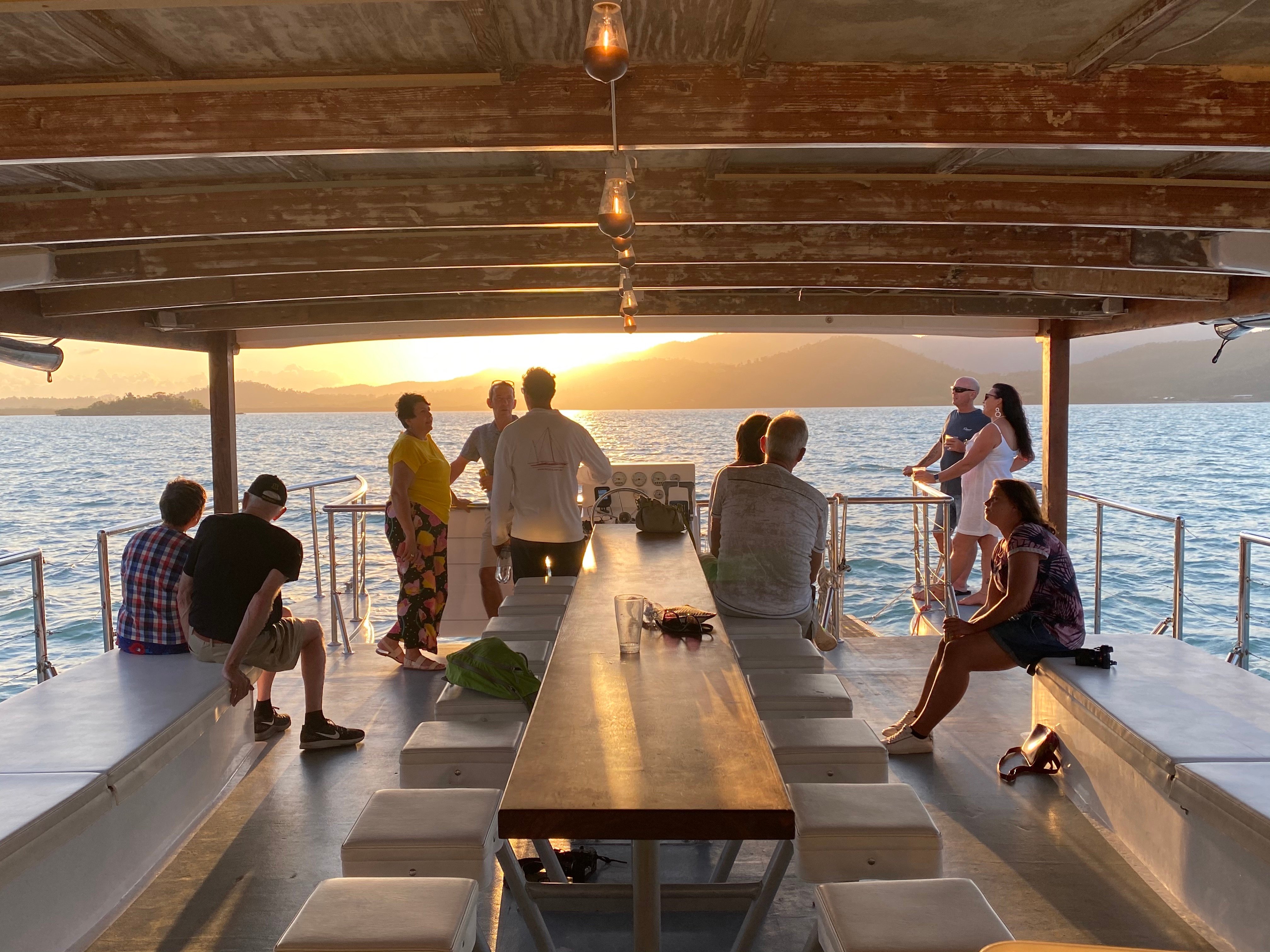 Airlie Beach Sunset Catamaran Cruise with Sparkling Wine