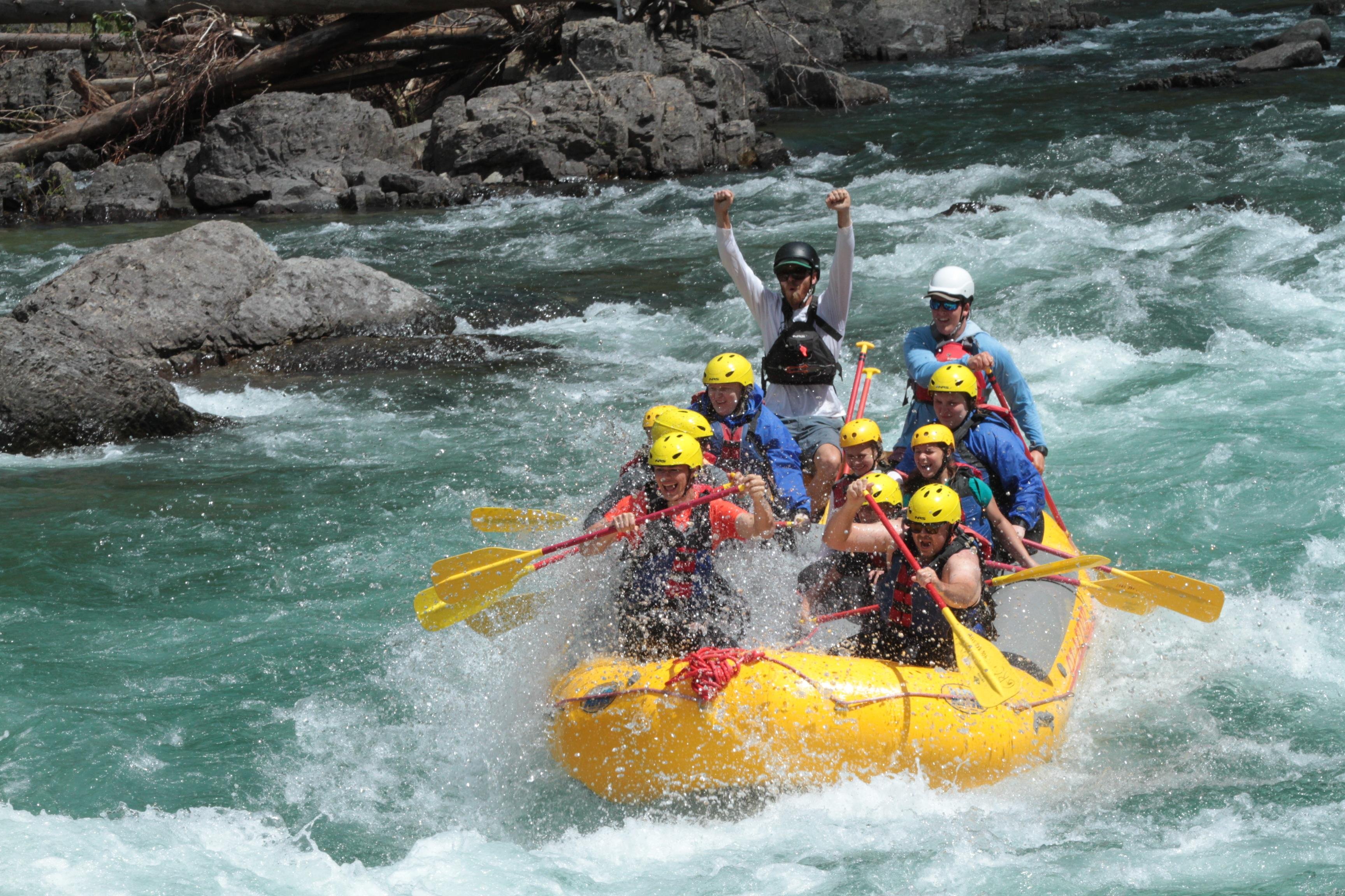 Glacier National Park Whitewater Rafting & Riverside BBQ Dinner