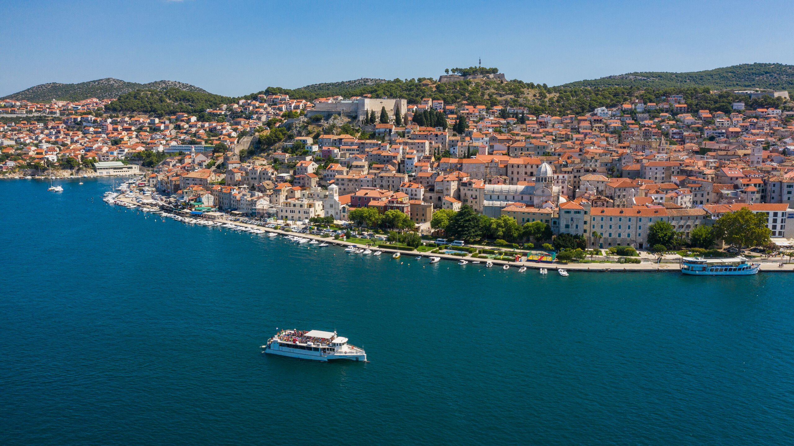 Krka National Park Waterfall Cruise from Vodice