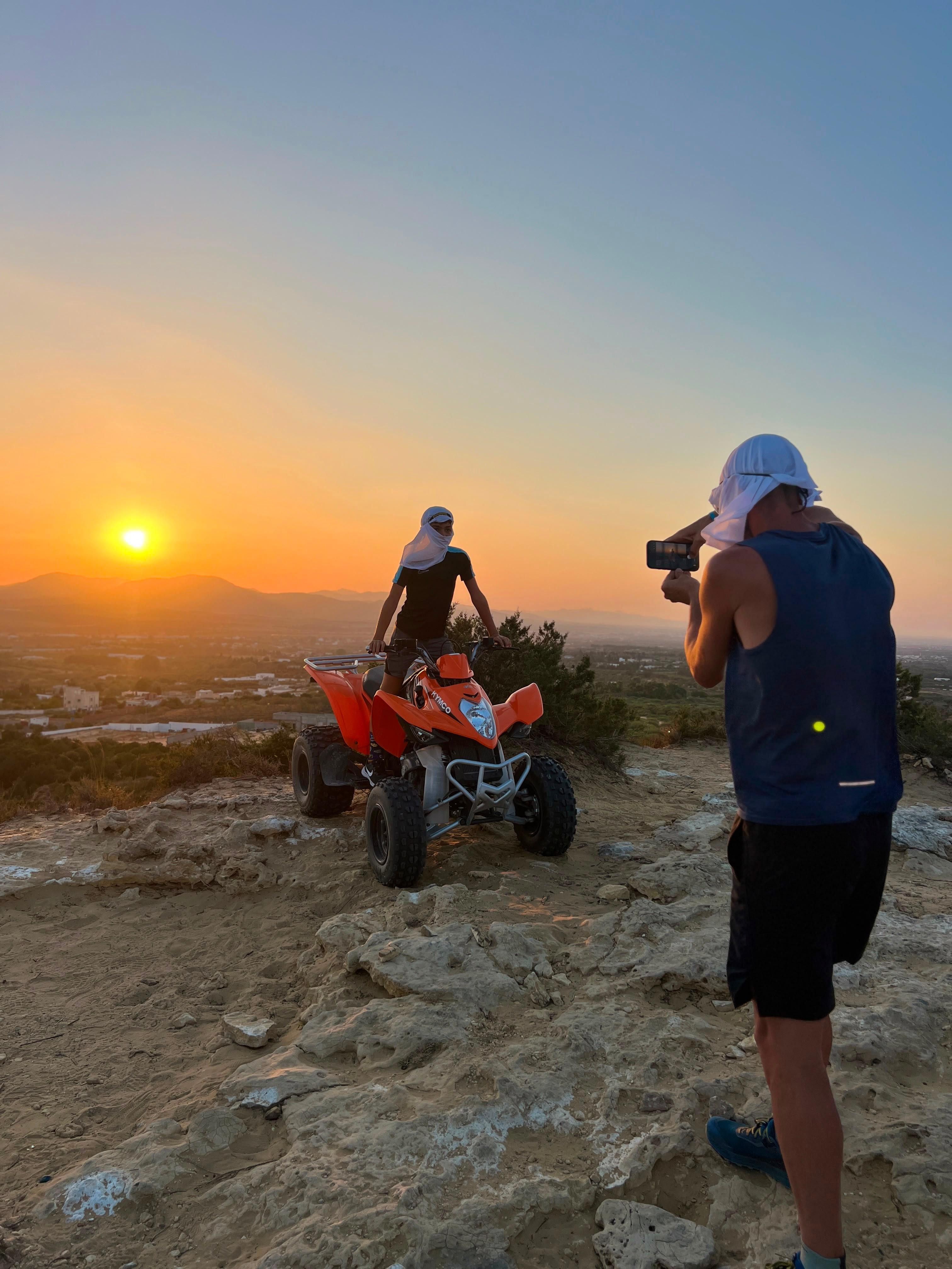 Sunset Quad Adventure Through Hammamet's Mountains