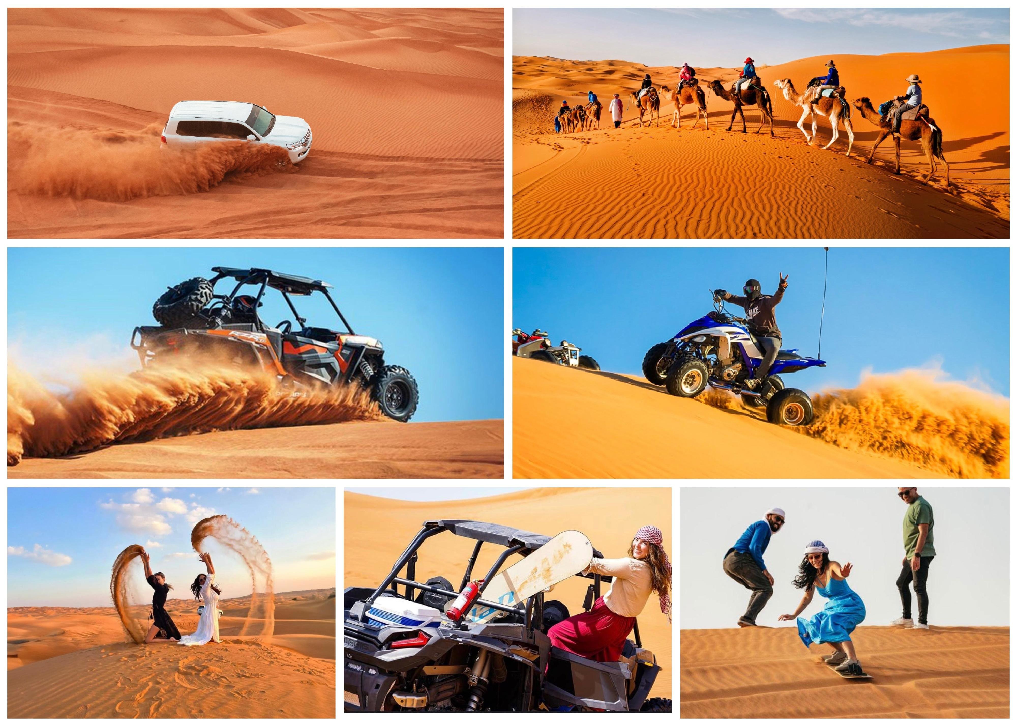 Qatar Desert Adventure with Dune Bashing, Camel Ride & Inland Sea