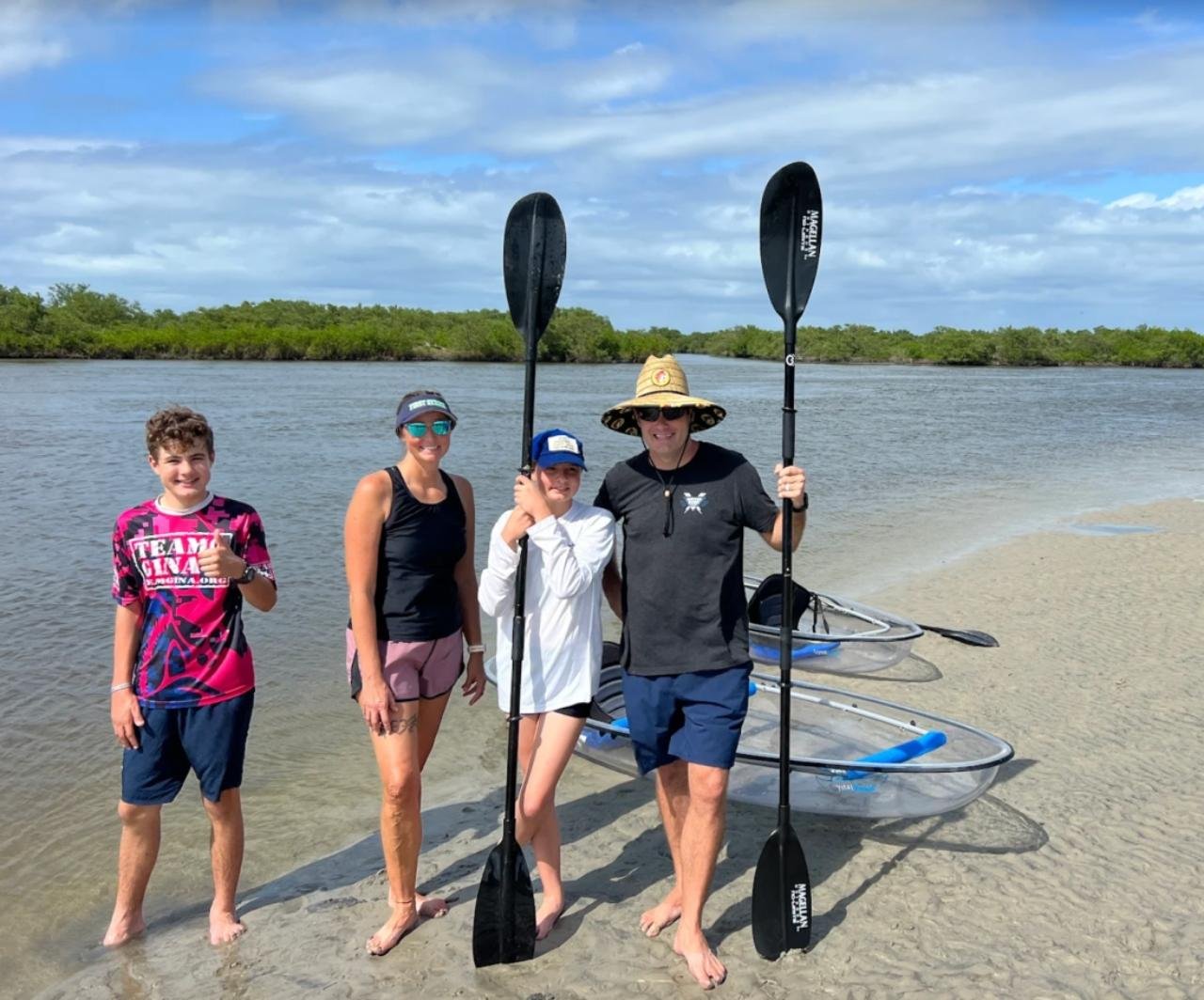 New Smyrna Beach Clear Kayak Tour with Wildlife