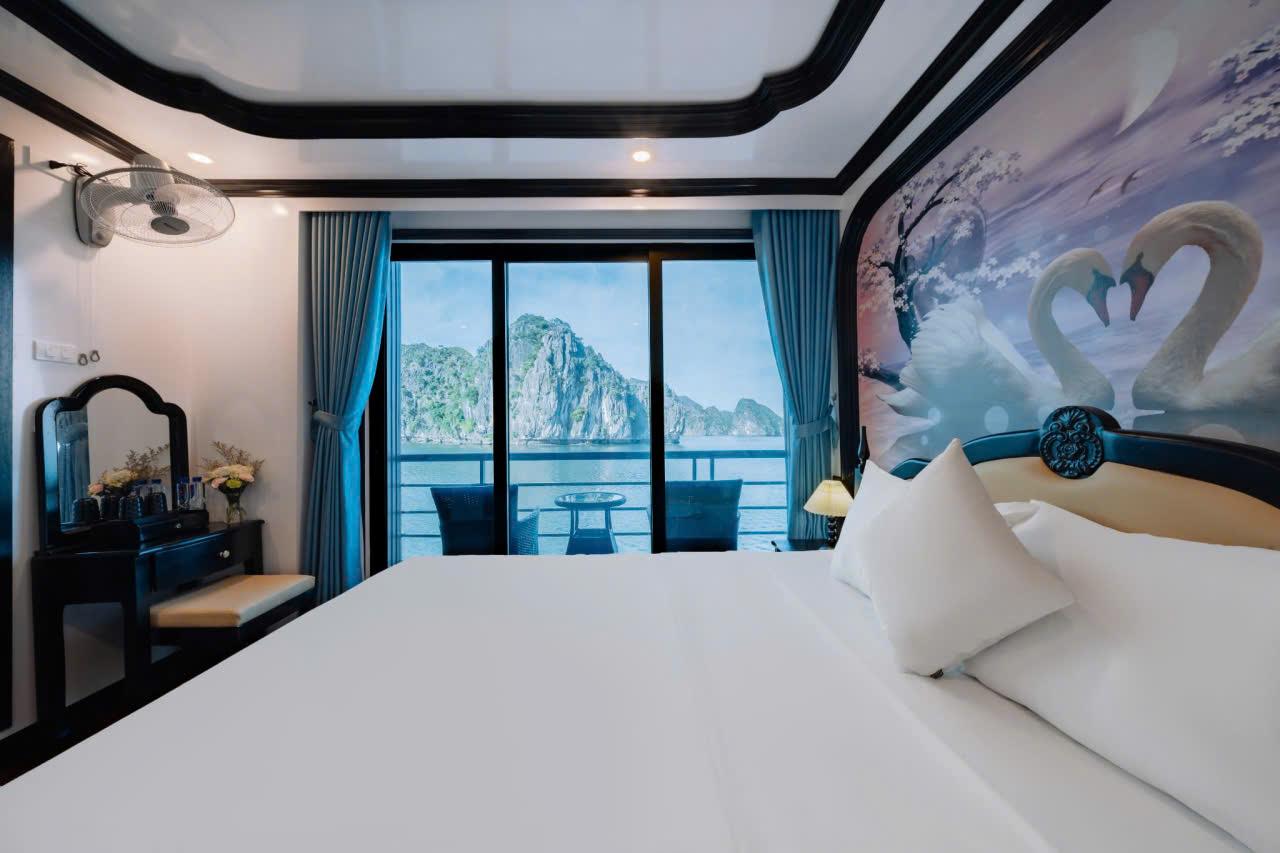 Lan Ha Bay 2-Day Cruise: Kayaking, Biking & Private Balcony