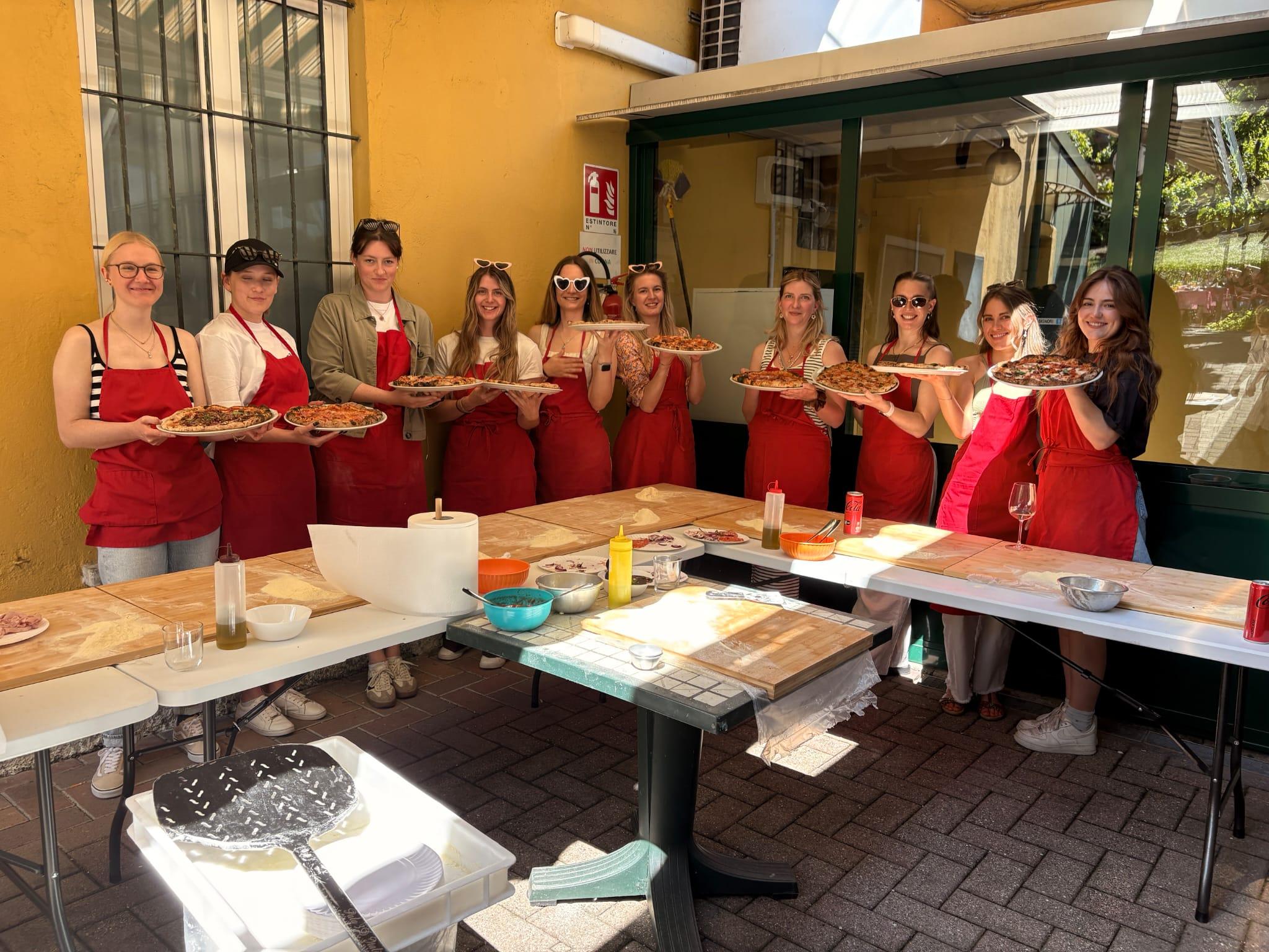 pizza making class in Como — photo 5