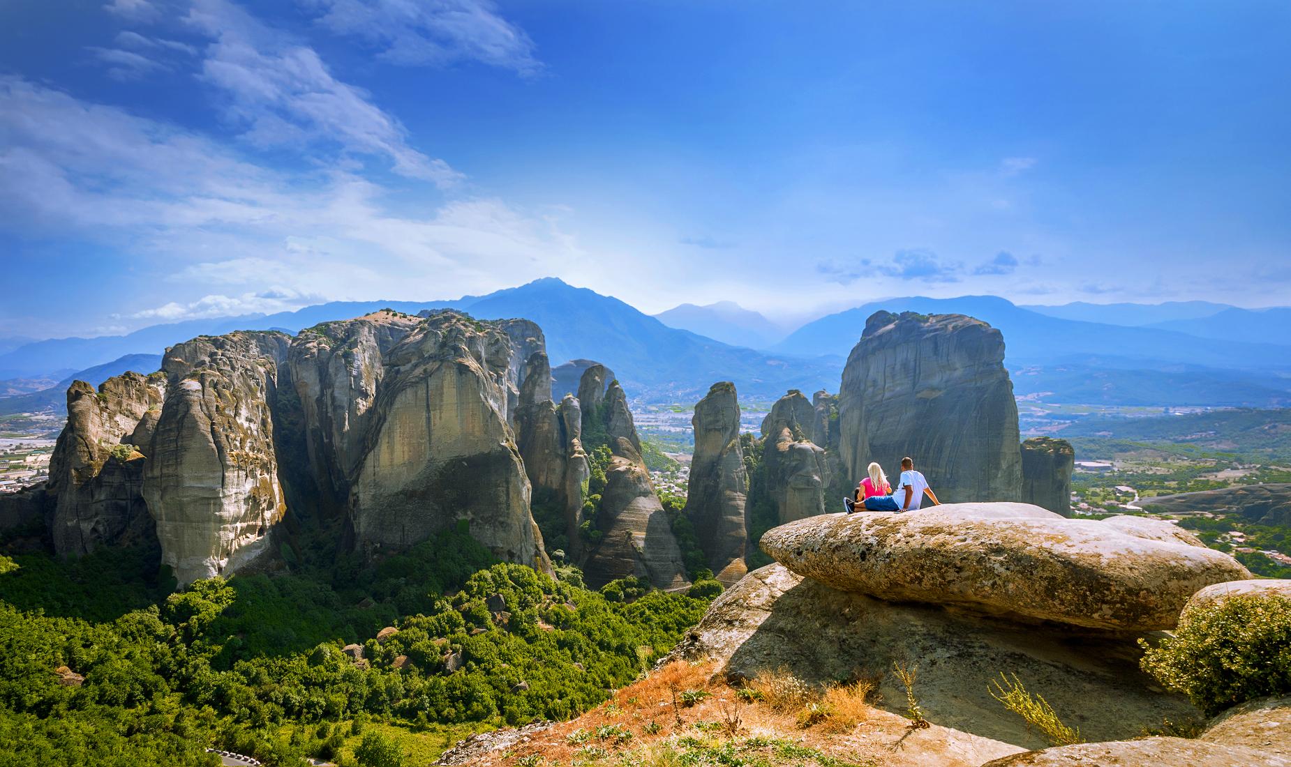 Meteora Monasteries Day Trip with Hermit Caves & Lunch