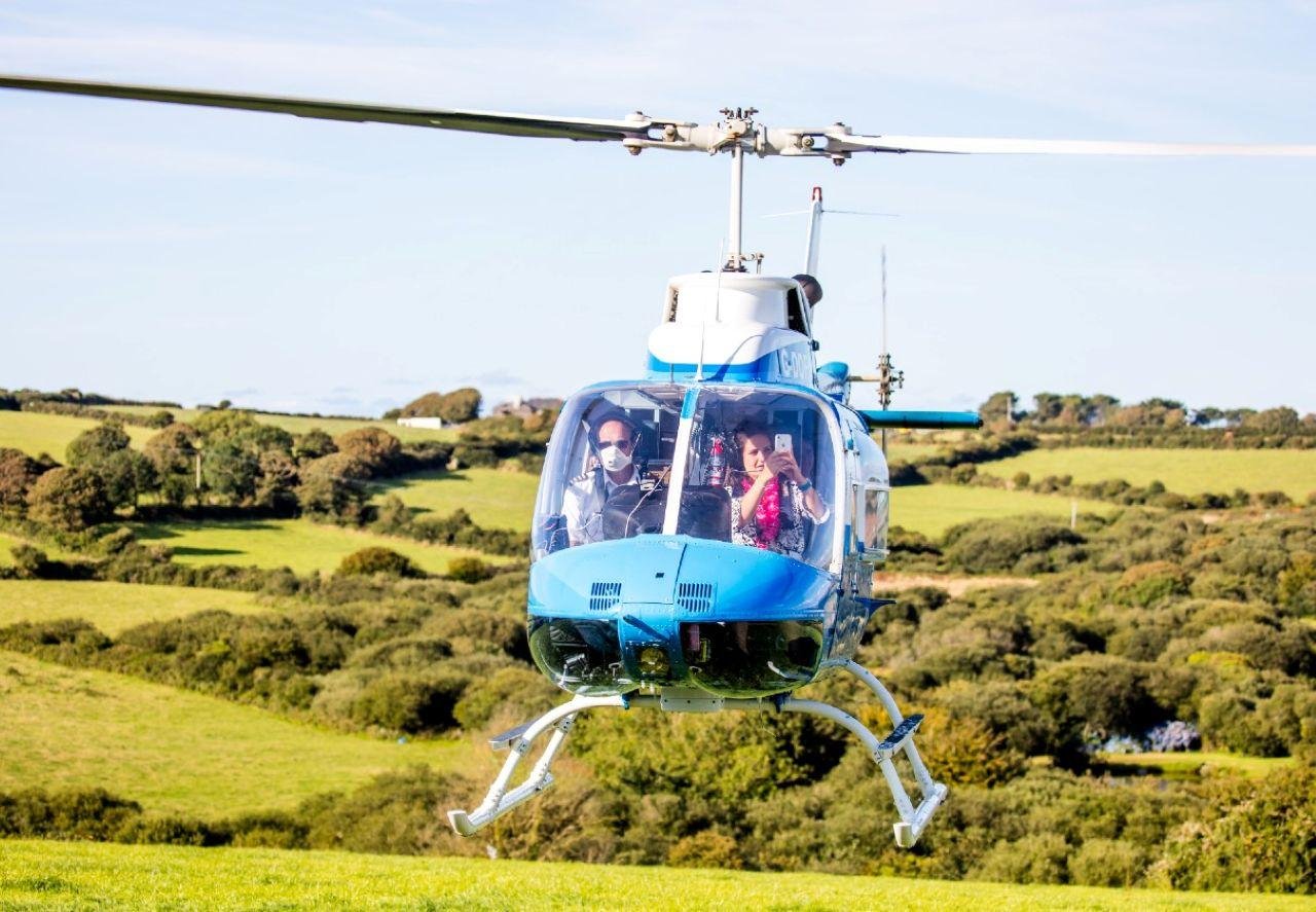 St Ives Bay Helicopter Flight