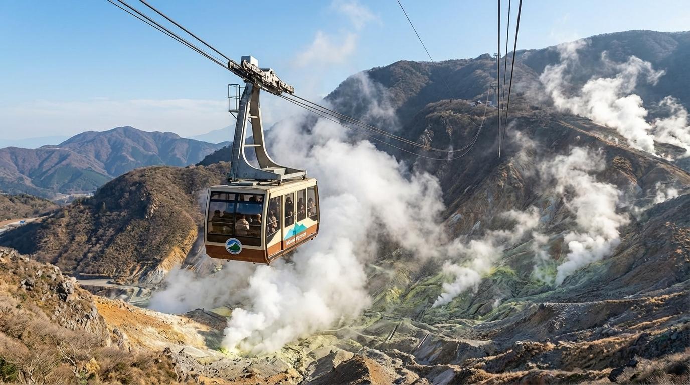 Mt. Fuji, Hakone & Lake Ashi Full-Day Tour with Ropeway & Pirate Ship