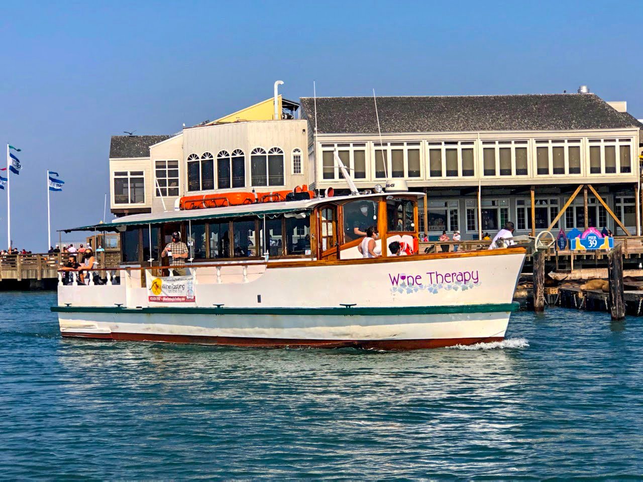 San Francisco Bay Wine Tasting Cruise aboard Wine Therapy