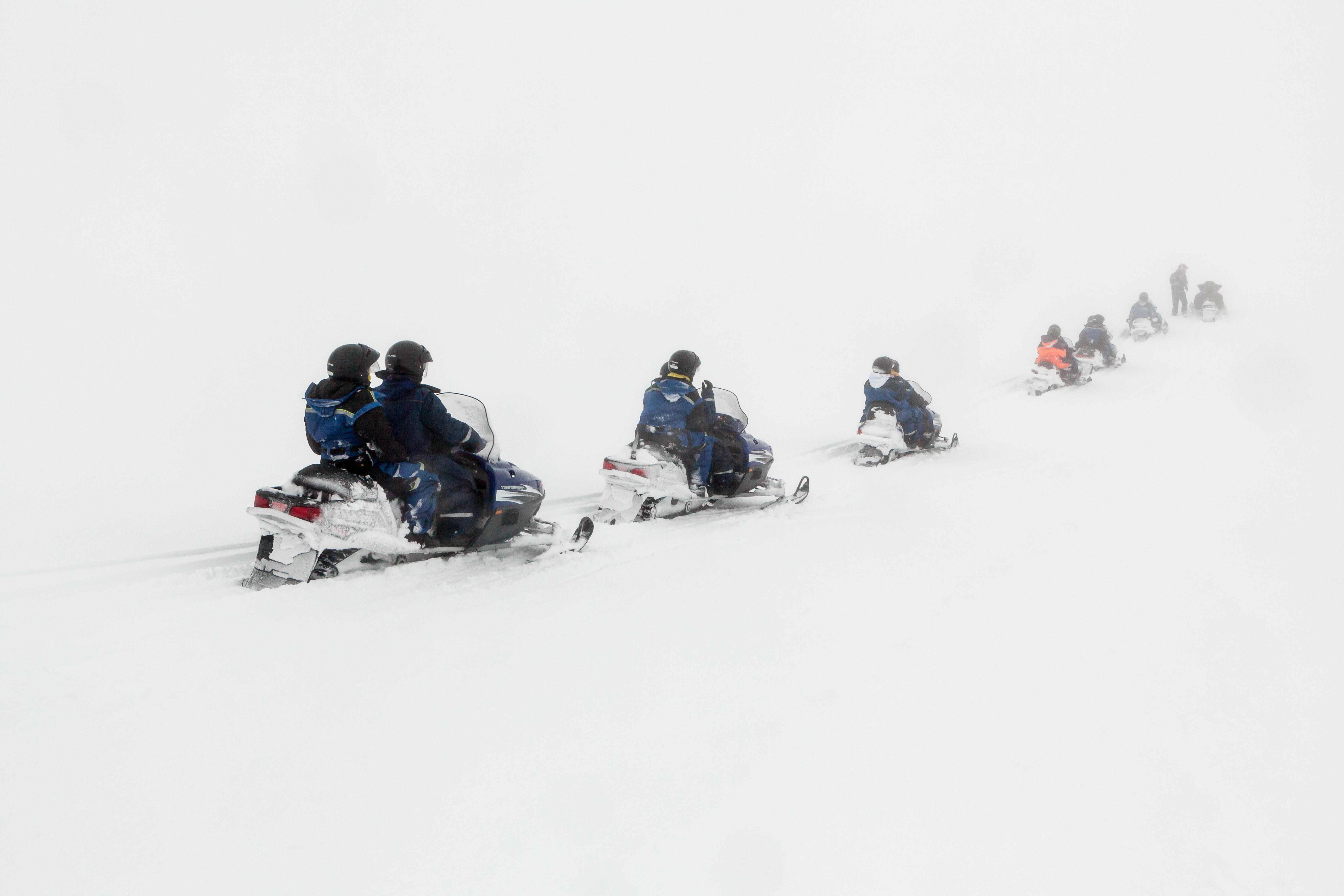 Super Jeep Golden Circle & Langjökull Glacier Snowmobile Expedition