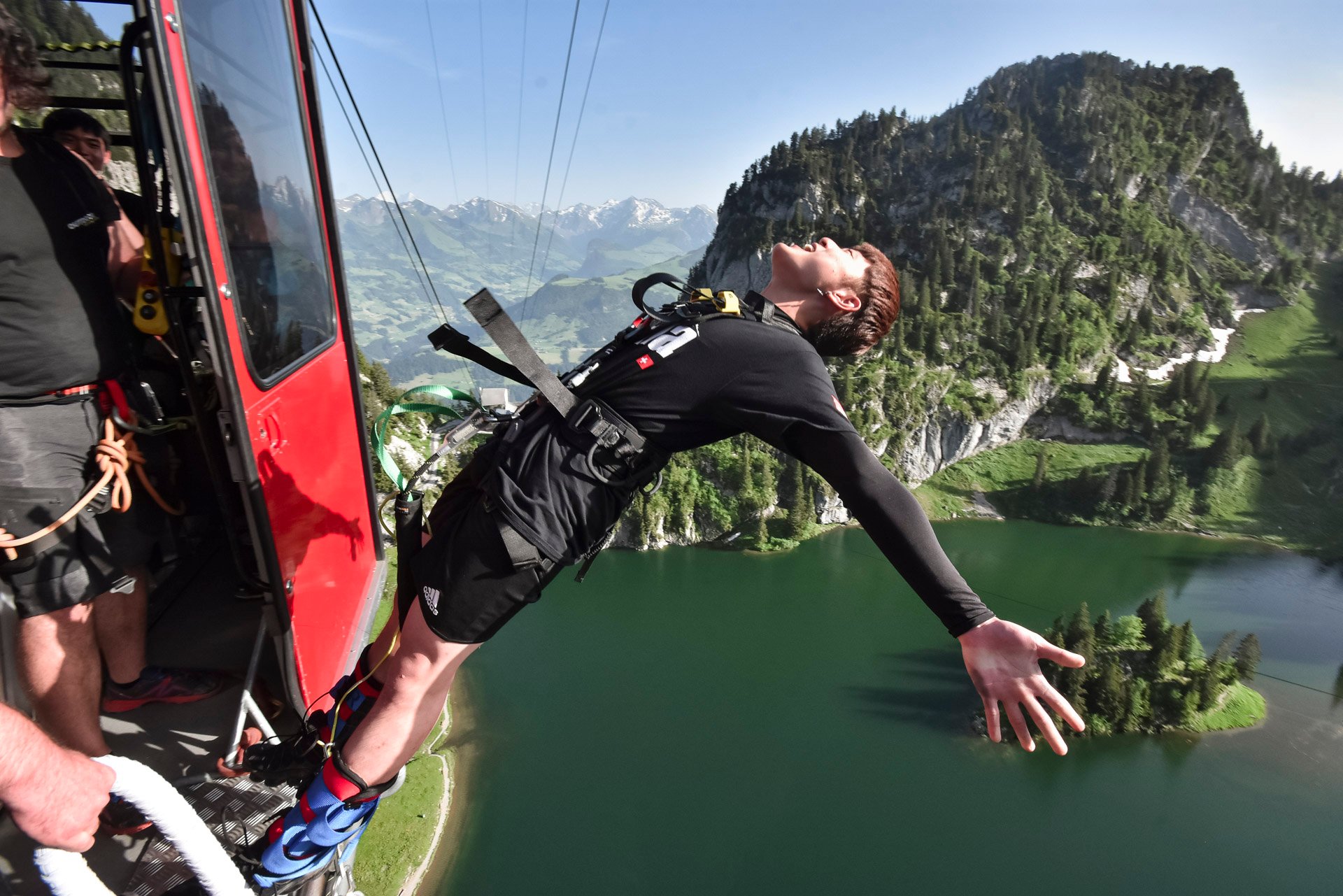 Stockhorn Mountain Gondola Bungee Jump from Interlaken
