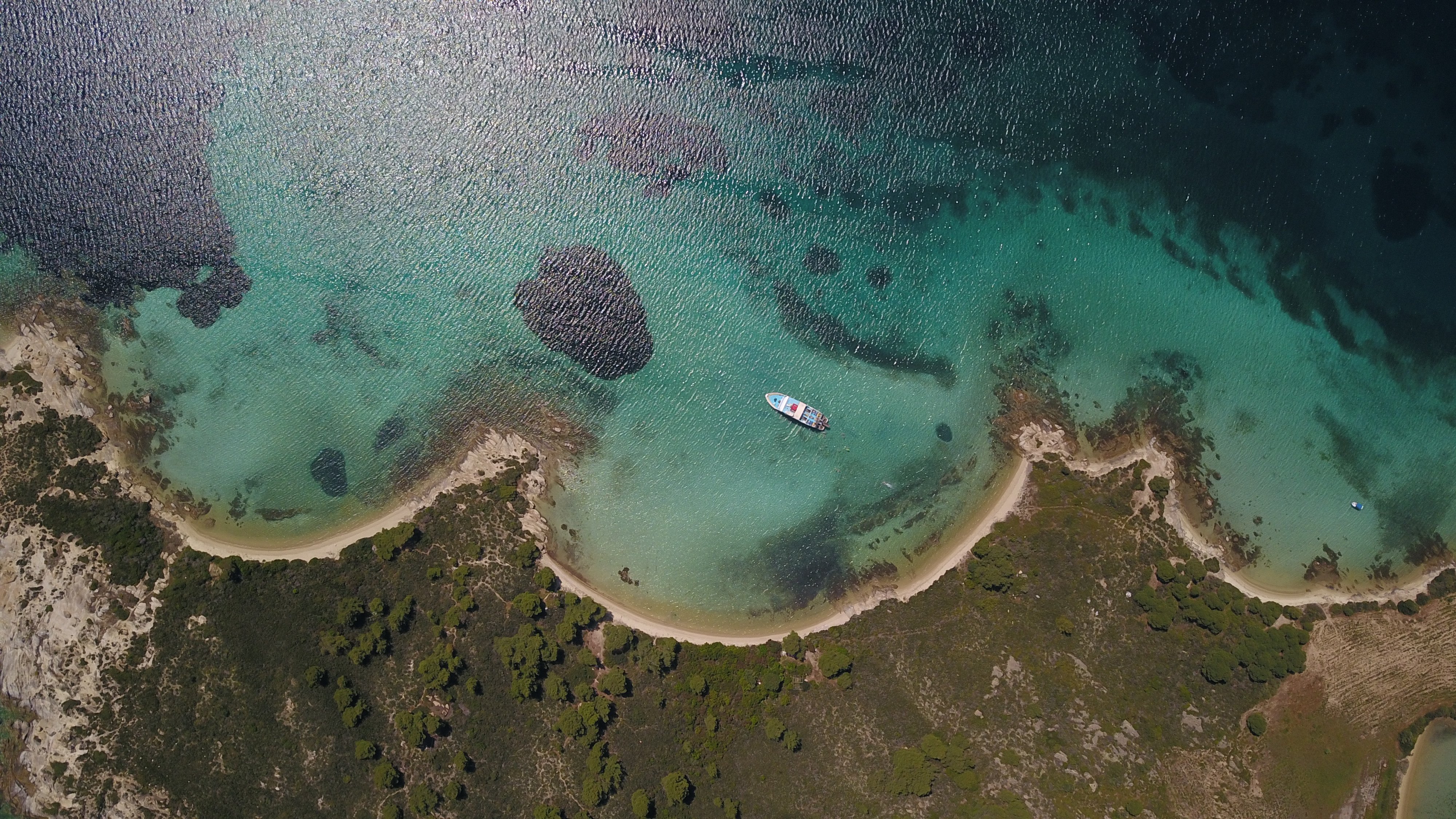 Blue Lagoon Two-Island Boat Trip from Ouranoupoli