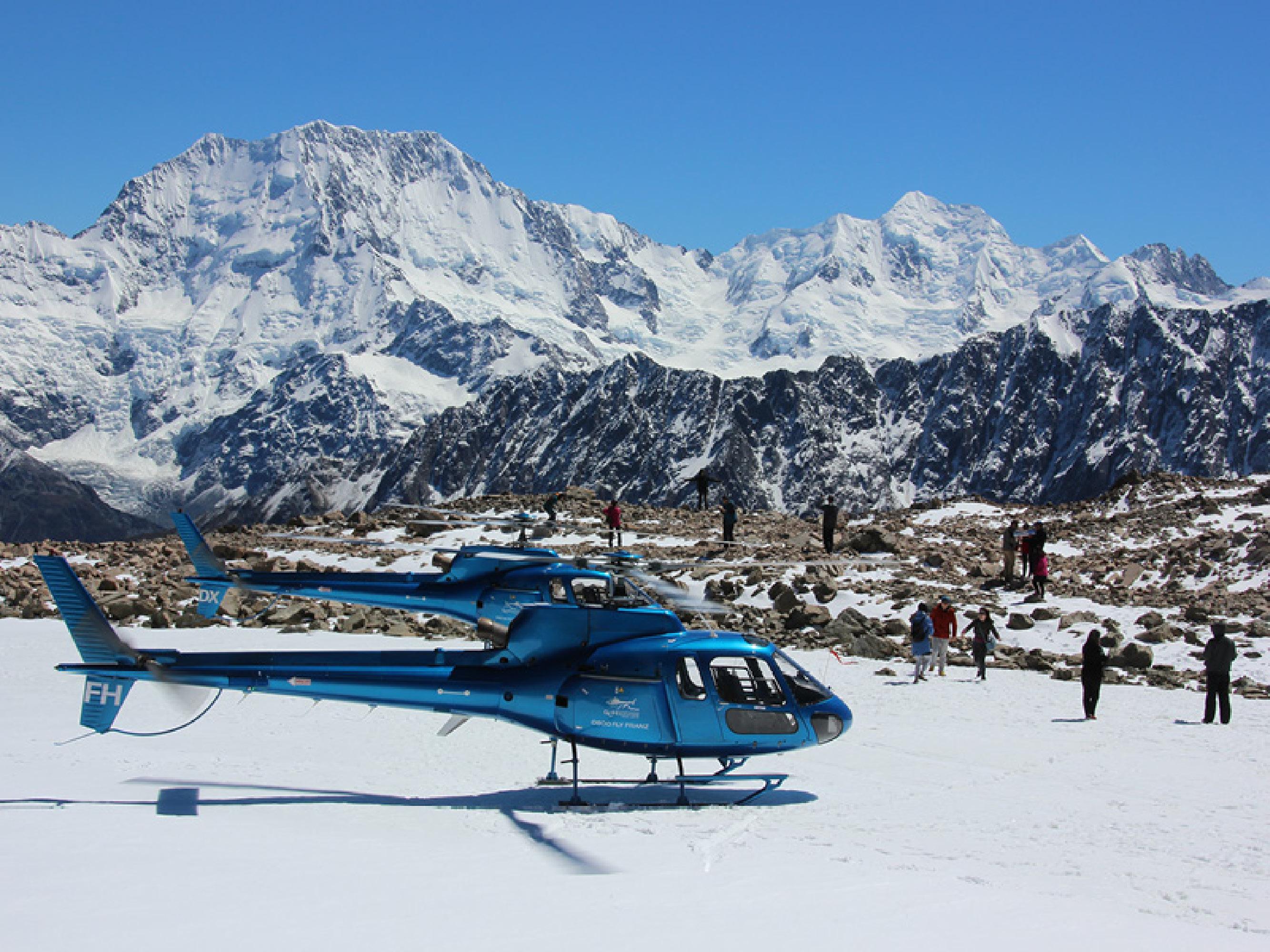 Three Glaciers Helicopter Flight with Snow Landing