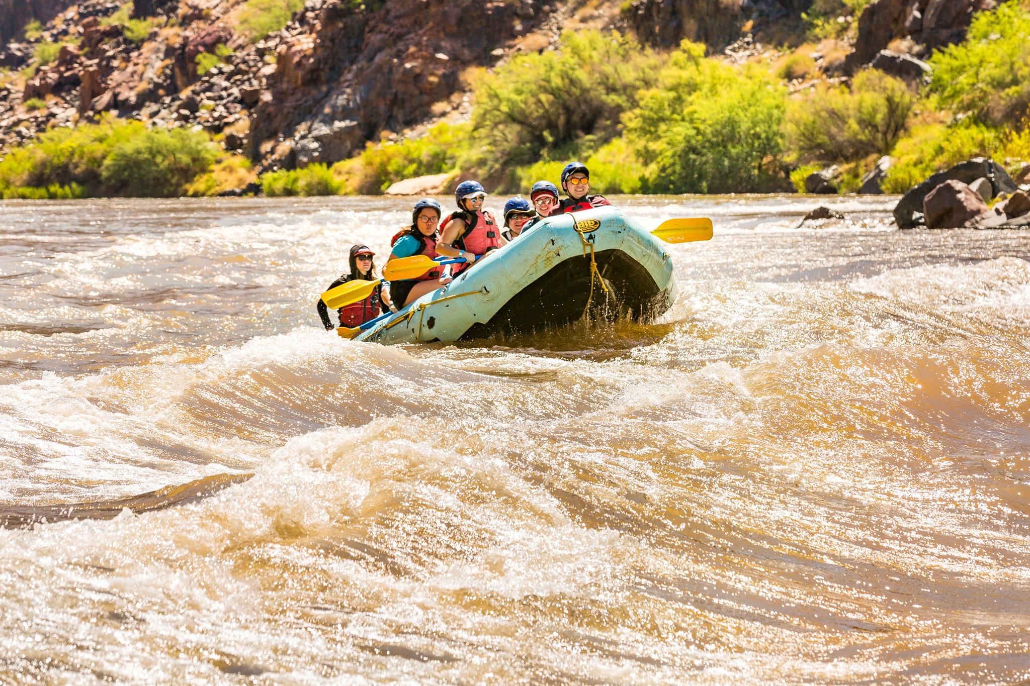 Colorado River Whitewater Rafting Adventure from Peach Springs