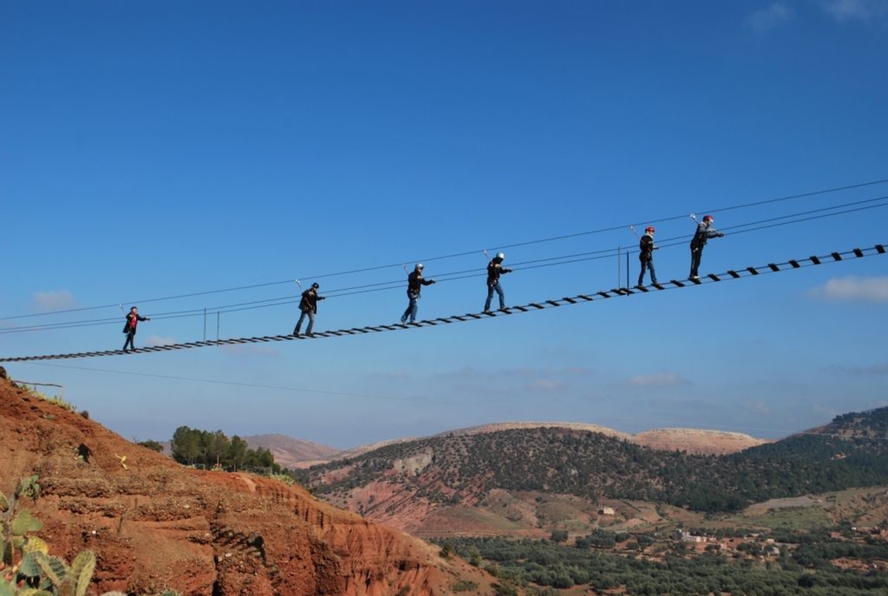 Atlas Mountains Zip-Line & Berber Village Hike