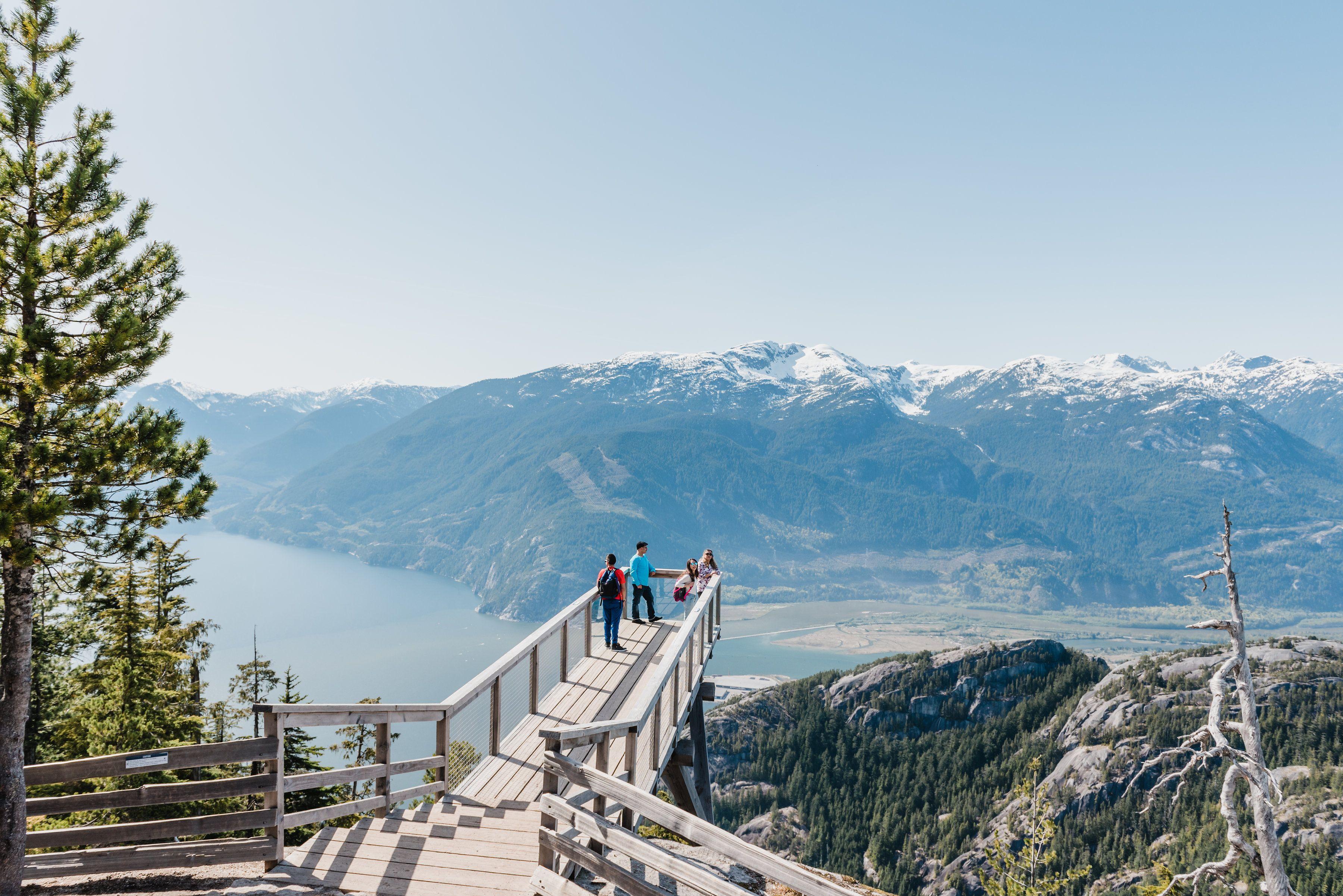 Sea to Sky Gondola in Squamish BC — summit views, suspension bridge, and Howe Sound — image 1