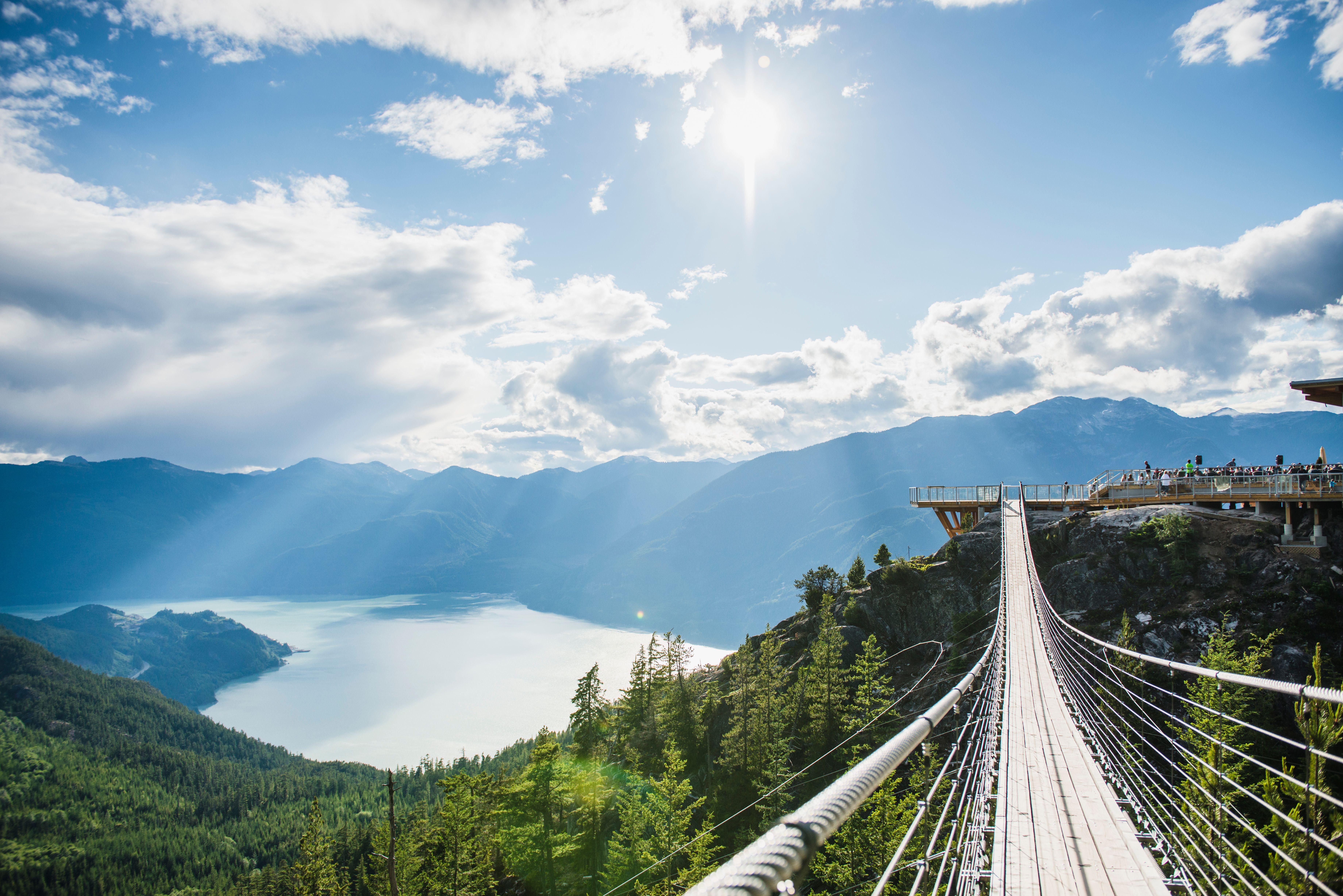 Sea to Sky Gondola in Squamish BC — summit views, suspension bridge, and Howe Sound — image 2