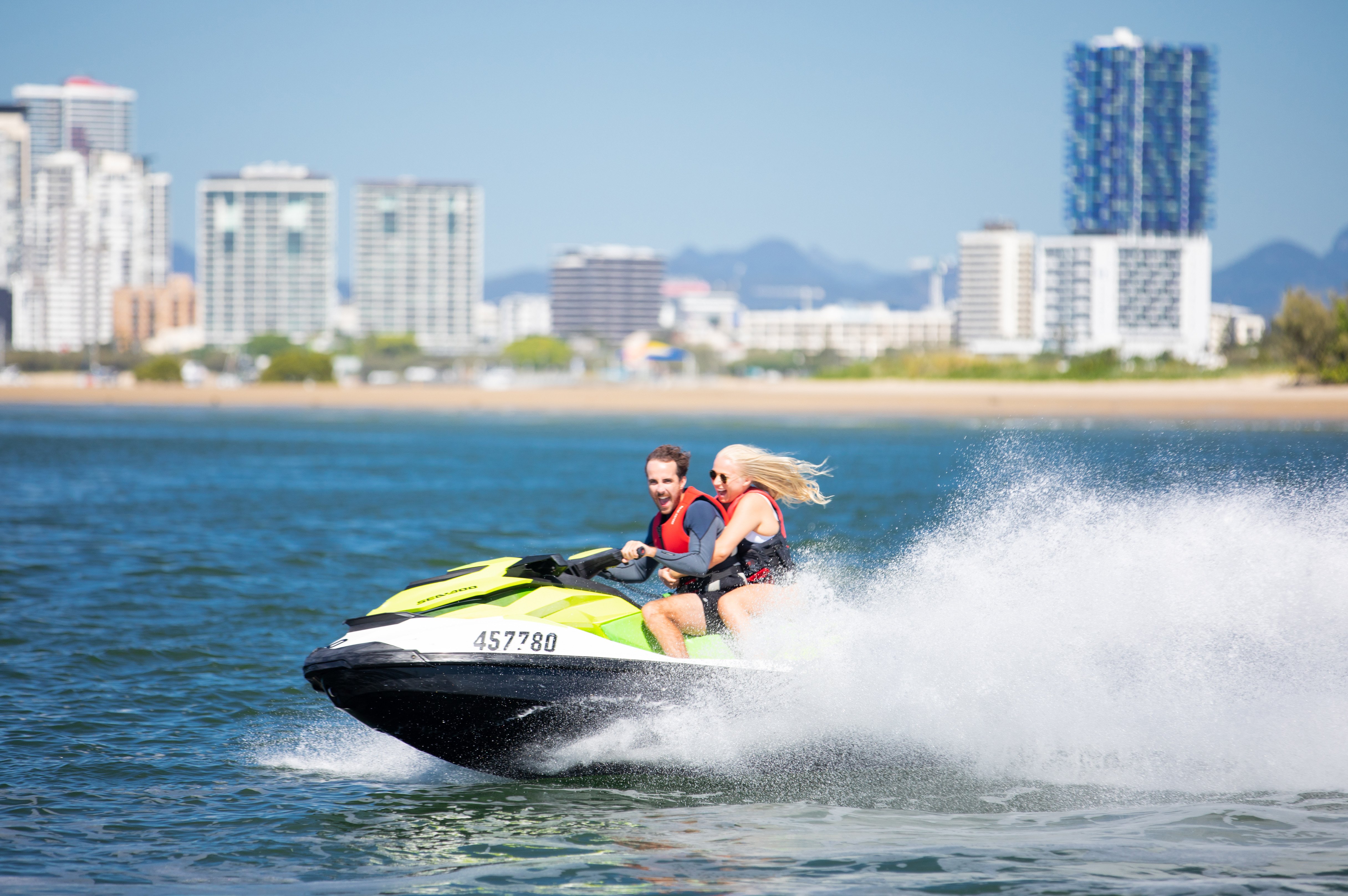 Gold Coast Jet Ski Safari to South Stradbroke Island