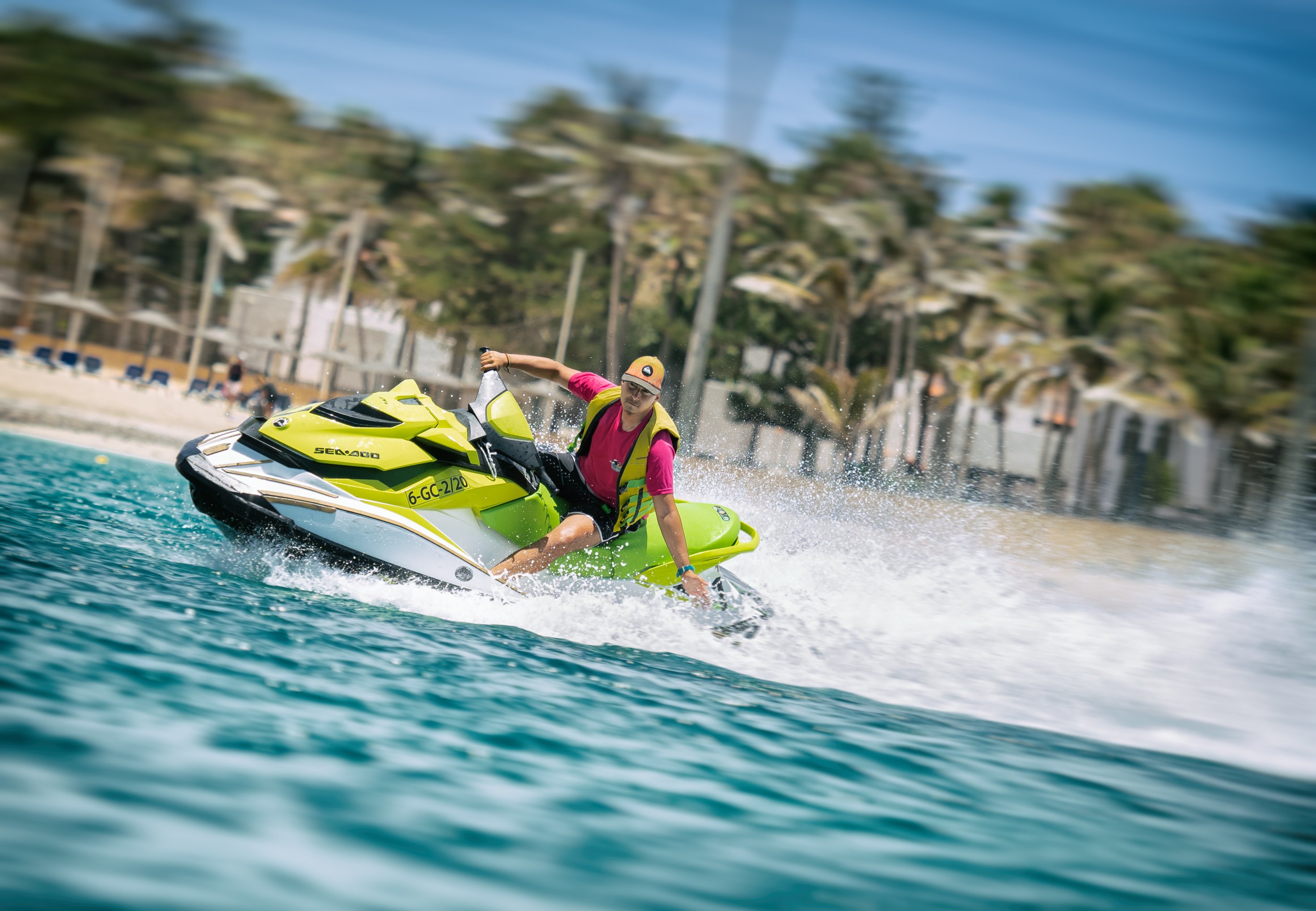 Jet Ski Adventure in Caleta de Fuste Bay