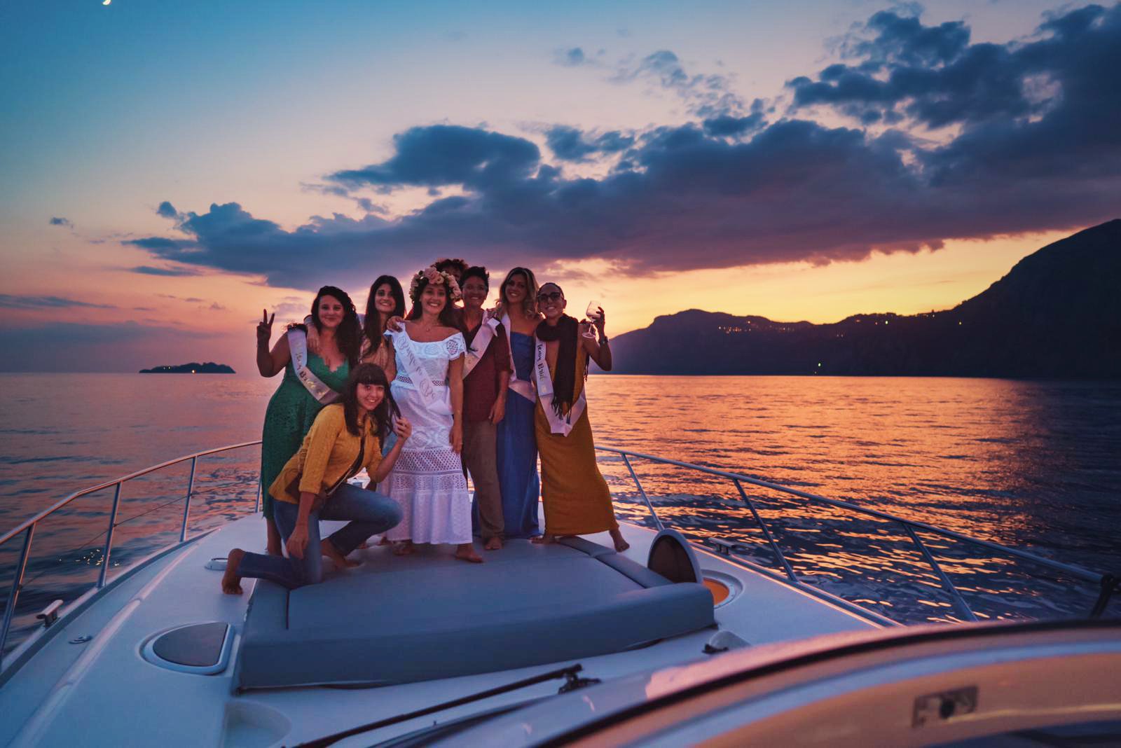 Positano Sunset Coastal Cruise with Prosecco