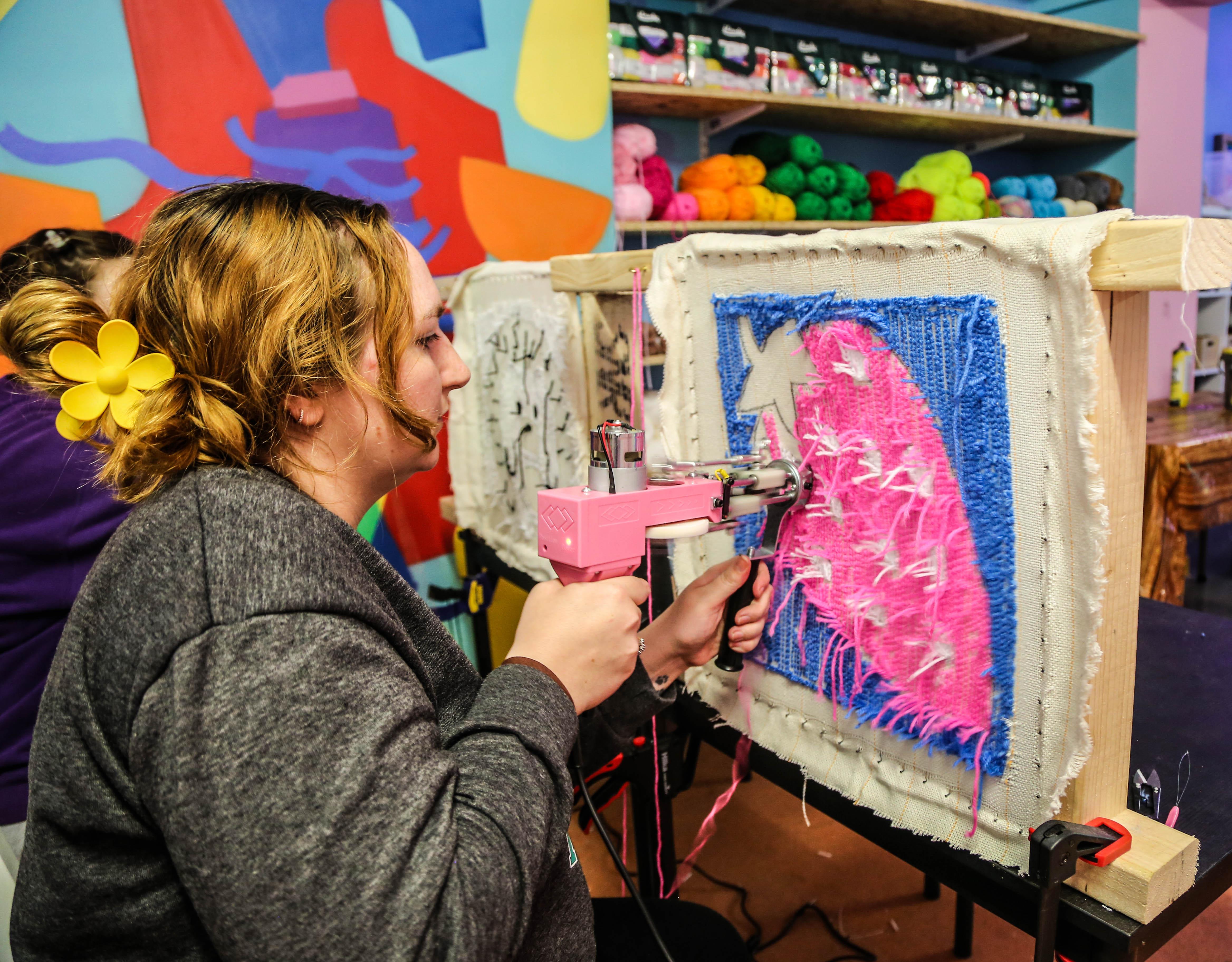 Tufted Rug Making Workshop in Dublin